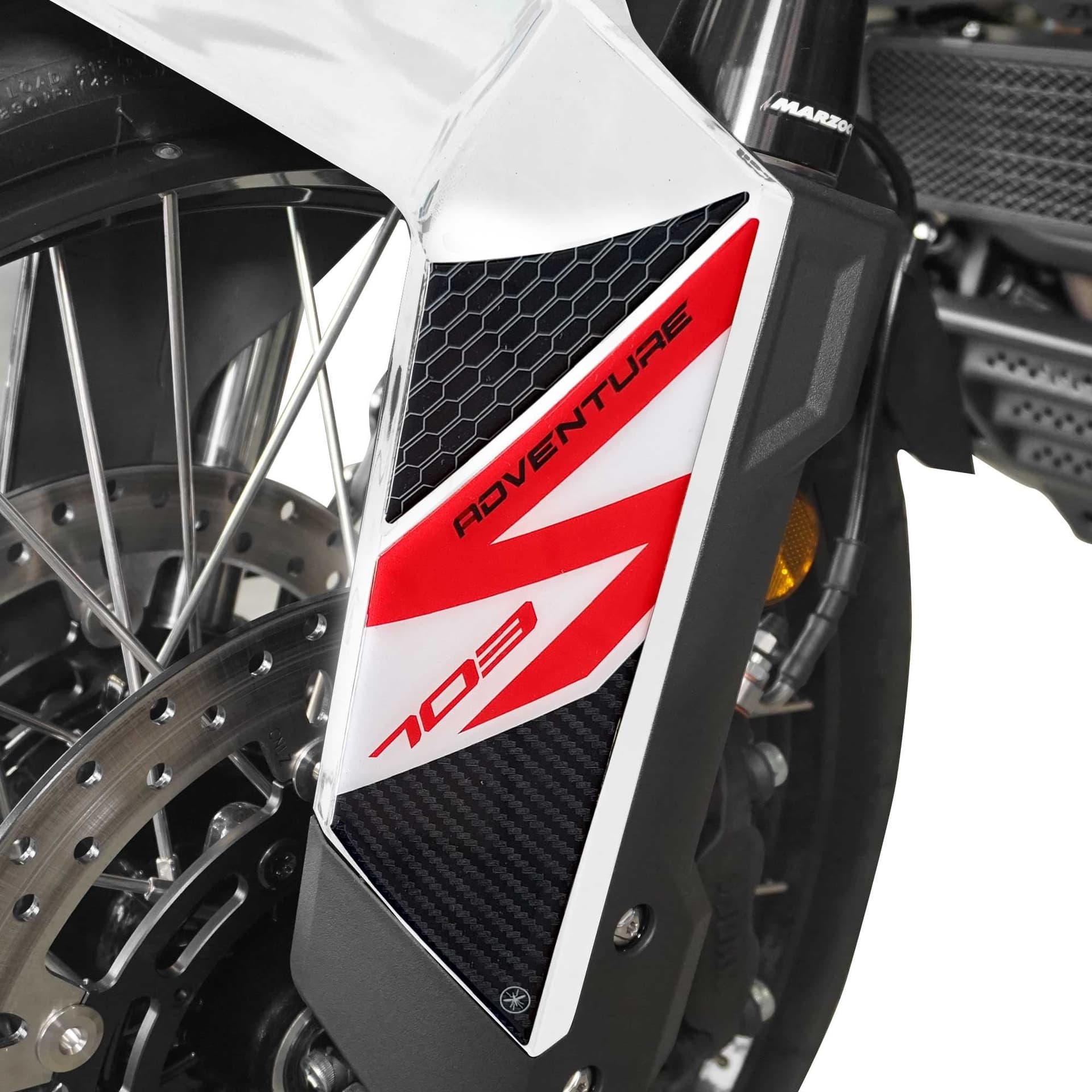Adesivi 3D Protezioni Parasteli Parafango moto compatibili con Zontes 703F 2025 in Decalcomanie adesivi e magneti LabelBike - Bibbiano, commercioVirtuoso.it