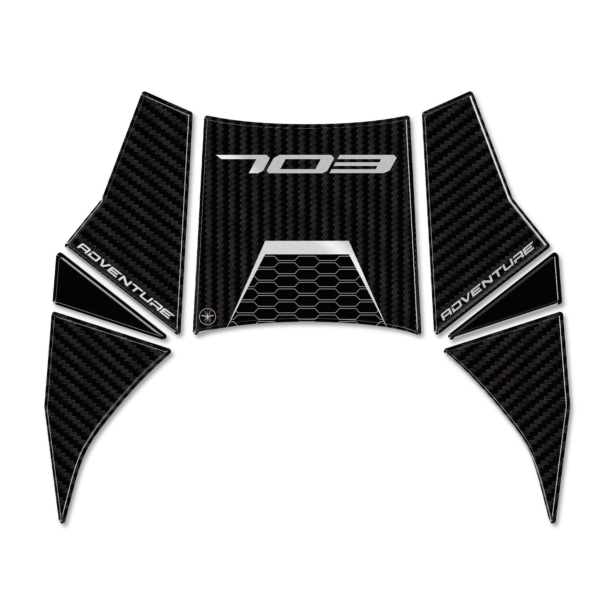Adesivo Gel 3D Paraserbatoio Protezione moto compatibile con Zontes 703F 2025 in Paraserbatoio LabelBike - Bibbiano, commercioVirtuoso.it