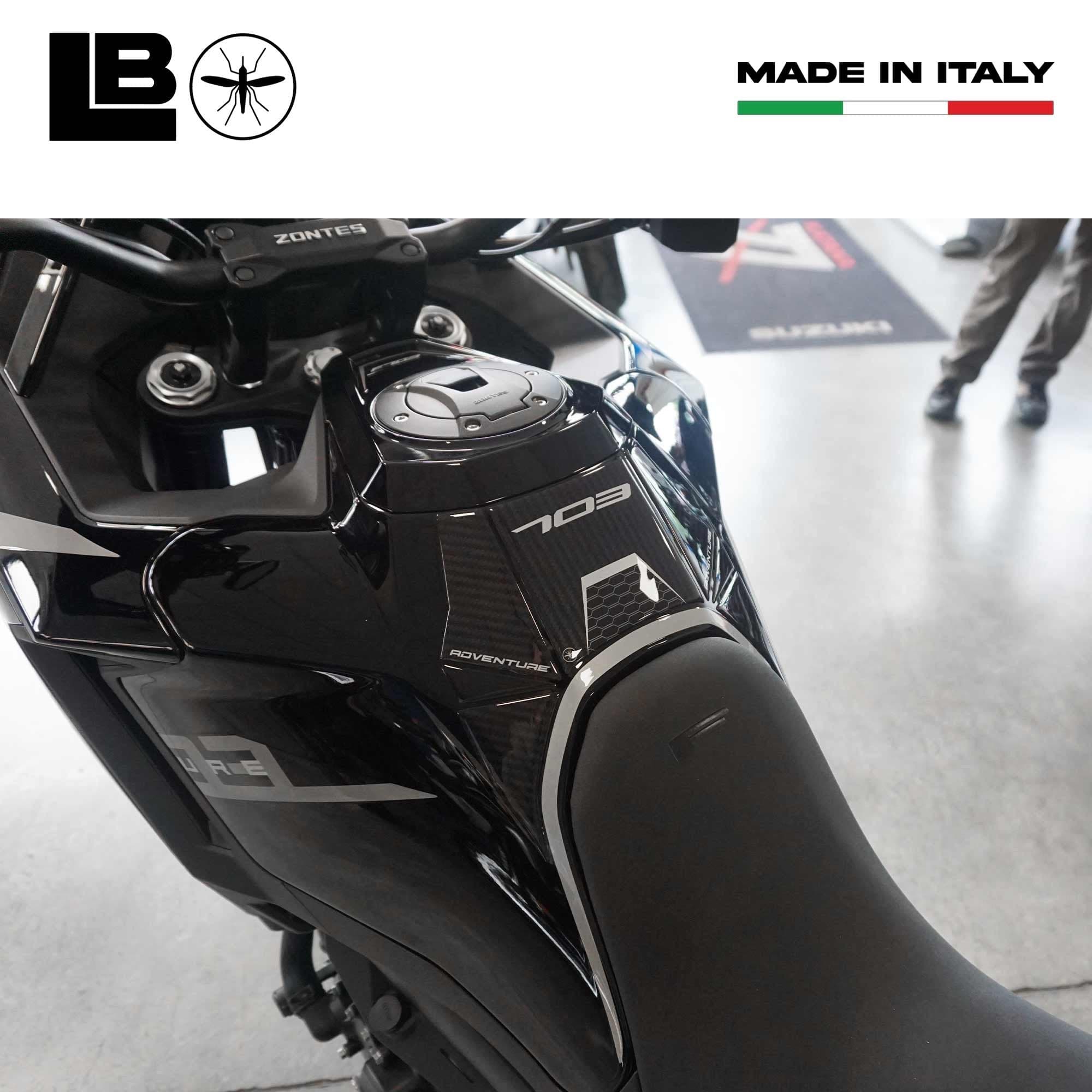 Adesivo Gel 3D Paraserbatoio Protezione moto compatibile con Zontes 703F 2025 in Paraserbatoio LabelBike - Bibbiano, commercioVirtuoso.it