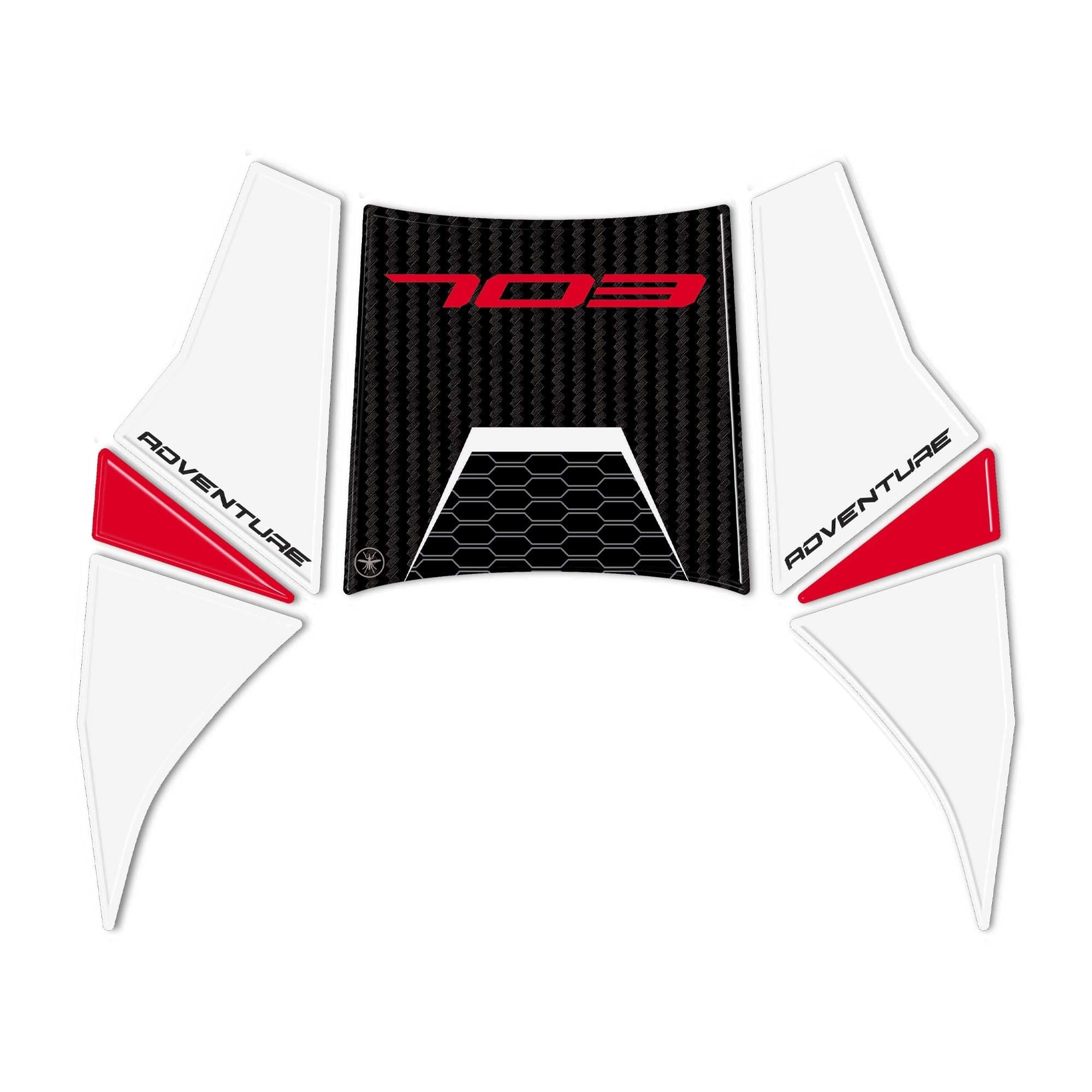 Adesivo Gel 3D Paraserbatoio Protezione moto compatibile con Zontes 703F 2025 in Paraserbatoio LabelBike - Bibbiano, commercioVirtuoso.it