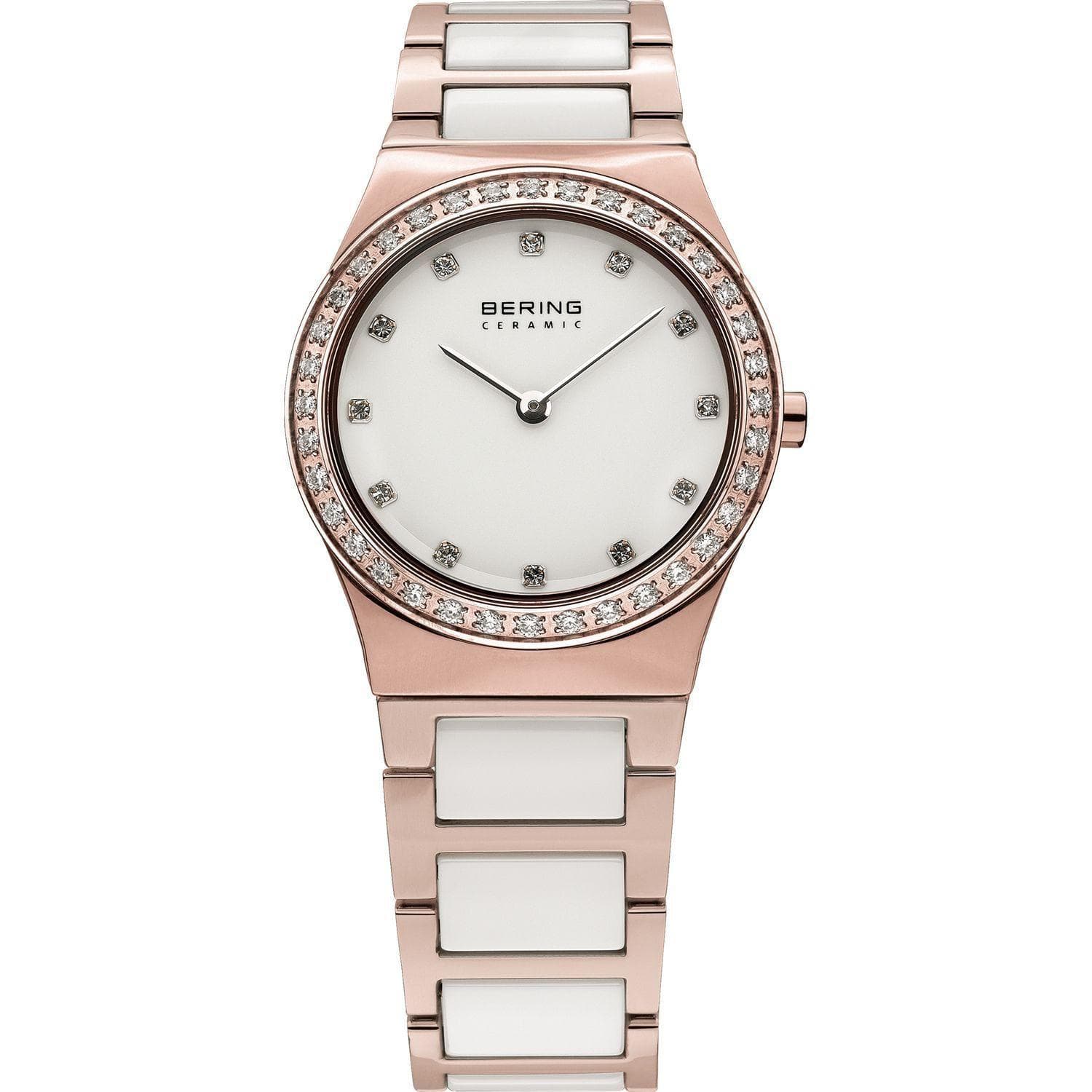 Bering orologio Ceramic argento brilliante