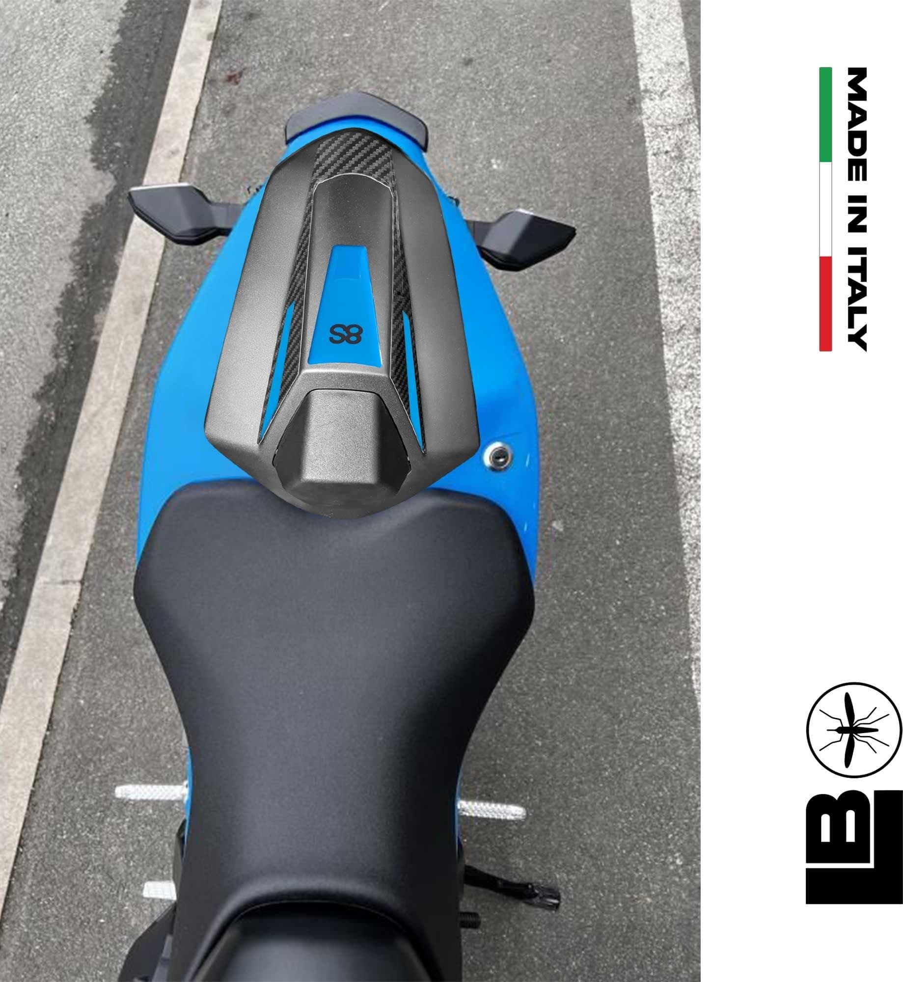 Protezione Coda Monoposto moto Adesivo 3D compatibile con Suzuki GSX-8S 2024-25 in Decalcomanie adesivi e magneti LabelBike - Bibbiano, commercioVirtuoso.it