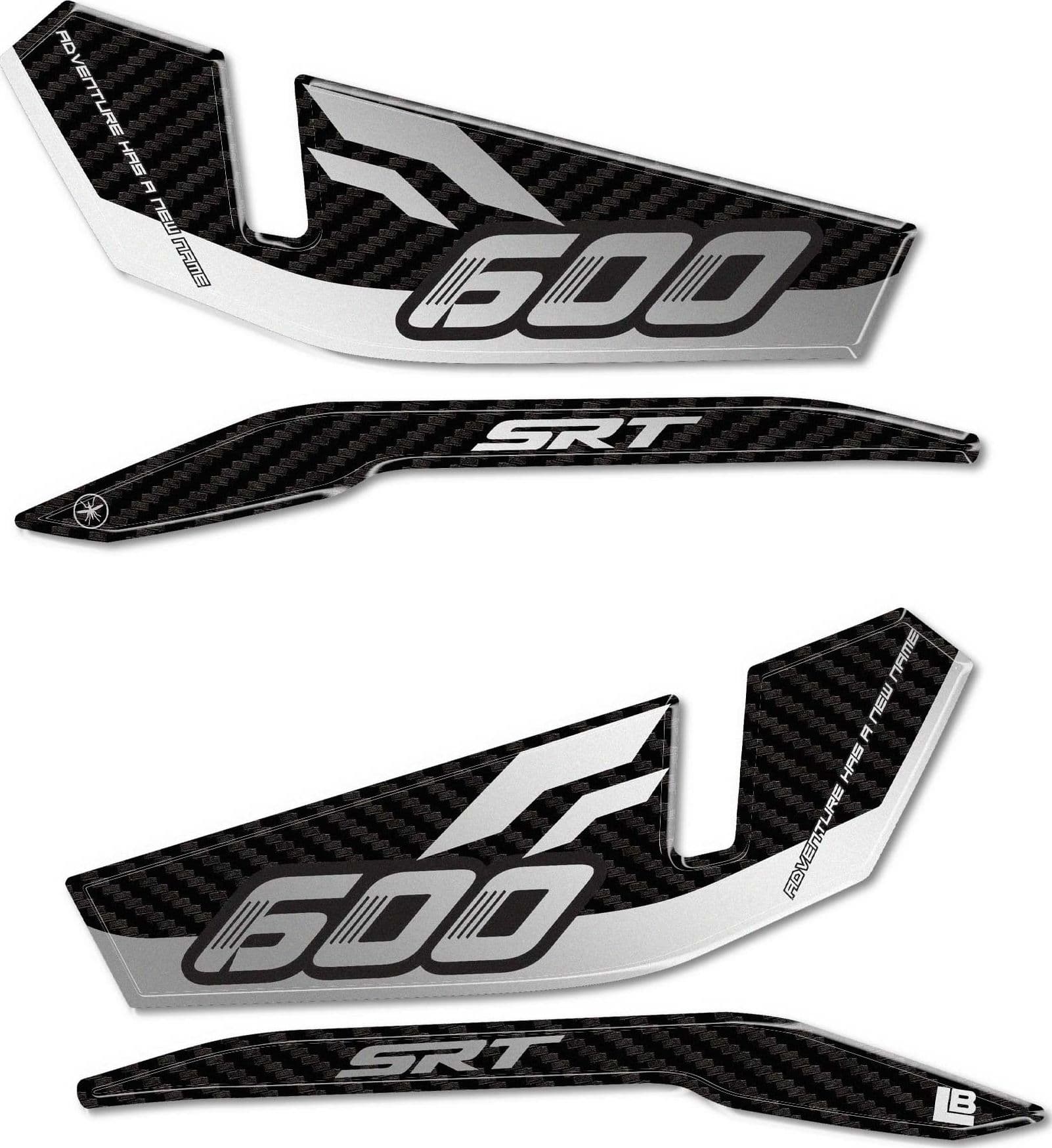 Adesivi 3D Protezioni Paramani Moto compatibili con QJ Motor SRT 600 SX 2024-25 in Decalcomanie adesivi e magneti LabelBike - Bibbiano, commercioVirtuoso.it
