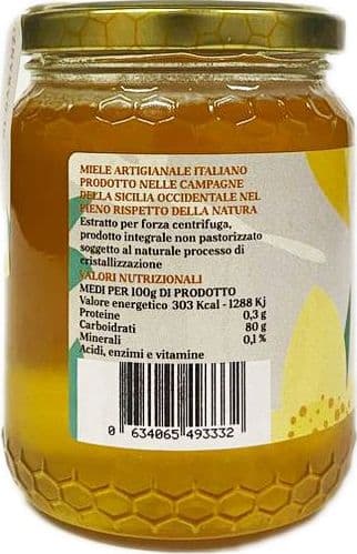 Miele in Vasetto Mille Fiori Di Ape Nere Miele Siciliano Grezzo Miele Puro Origine Sicilia in Barattolo Di Vetro 500g in Miele AlBio Sicily - Misilmeri, commercioVirtuoso.it