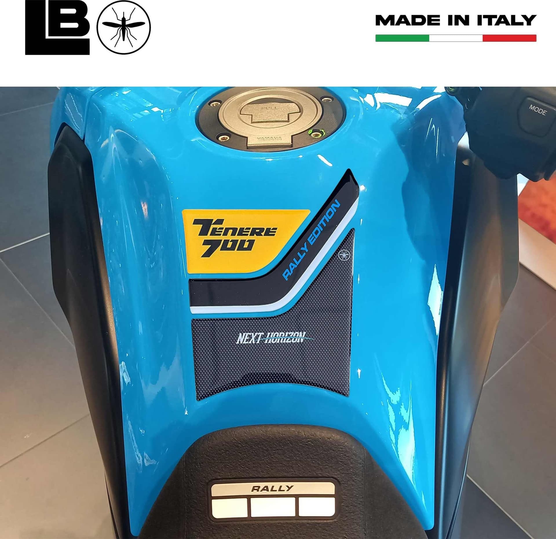 Adesivo 3D Paraserbatoio moto compatibile con Yamaha Tenere 700 Rally 2025 in Paraserbatoio LabelBike - Bibbiano, commercioVirtuoso.it
