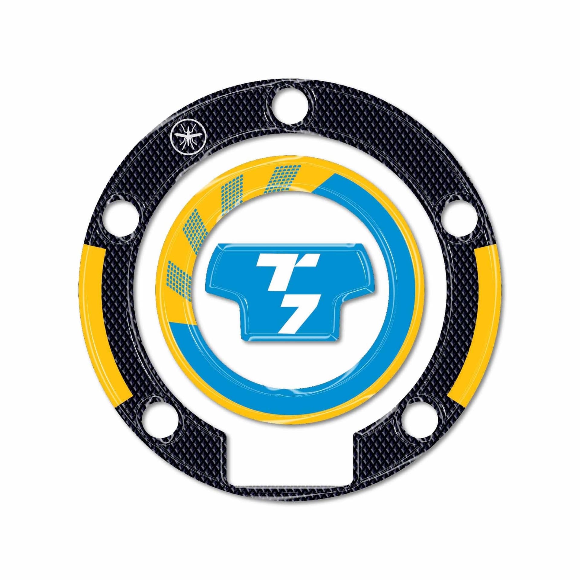 Adesivo 3D Tappo Serbatoio moto compatibile con Yamaha Tenere 700 Rally 2025 in Paraserbatoio LabelBike - Bibbiano, commercioVirtuoso.it