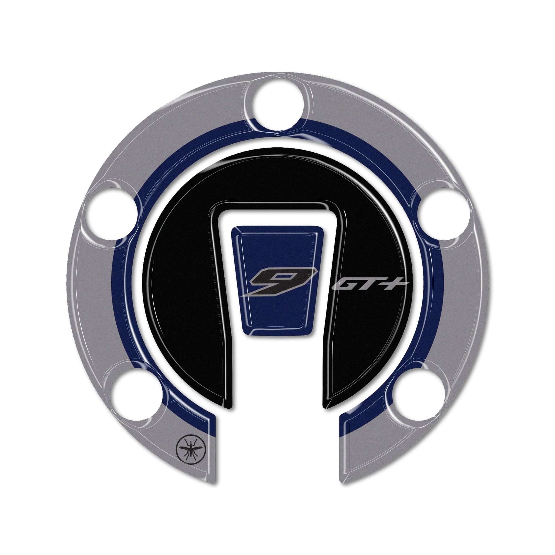Tappo Keyless Serbatoio Adesivo 3D moto compatibile con Yamaha Tracer 9 GT+ 2025 in Decalcomanie adesivi e magneti LabelBike - Bibbiano, commercioVirtuoso.it