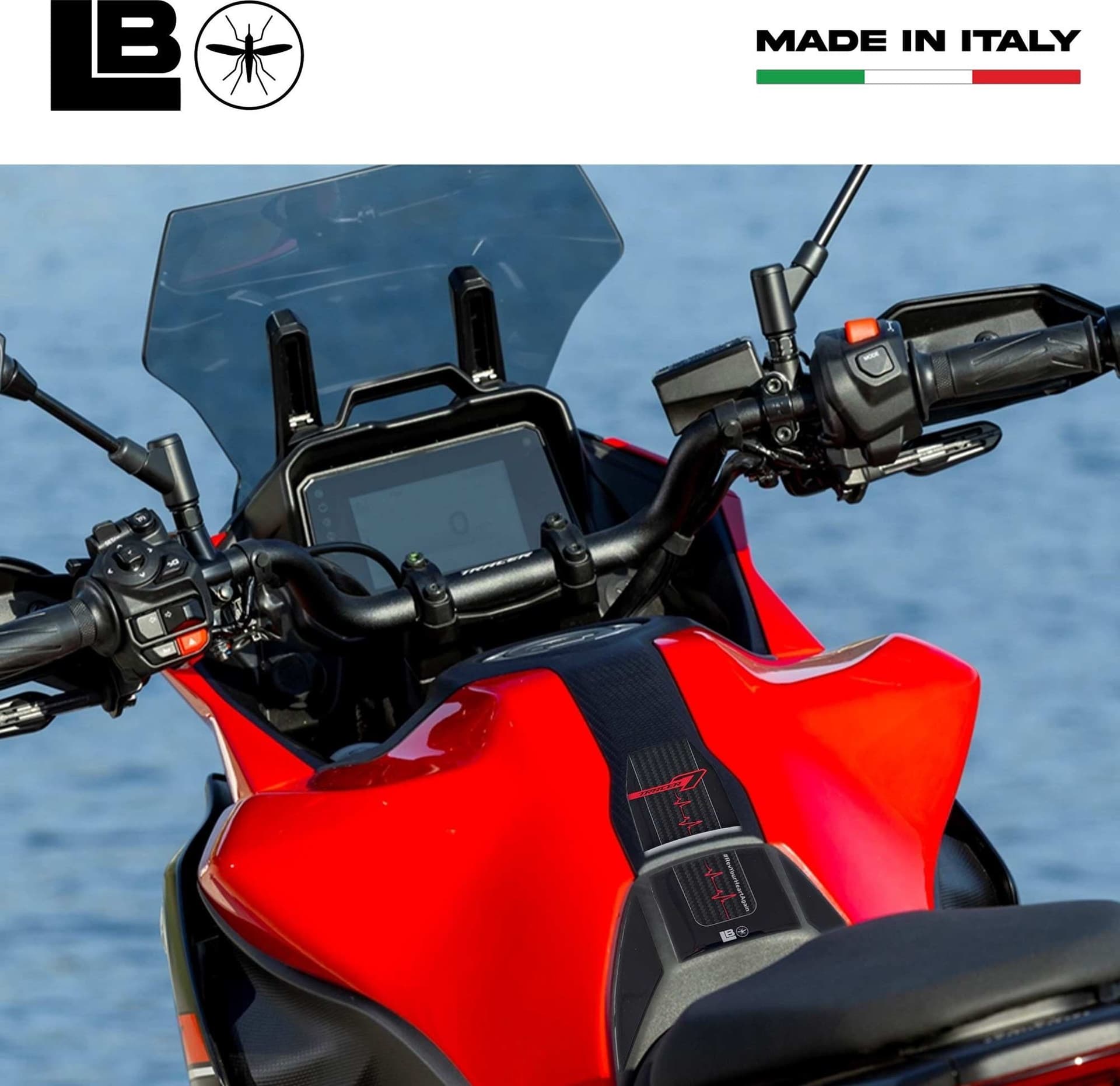 Adesivo 3D Paraserbatoio Protezione moto compatibile con Yamaha Tracer 7 2025 in Paraserbatoio LabelBike - Bibbiano, commercioVirtuoso.it