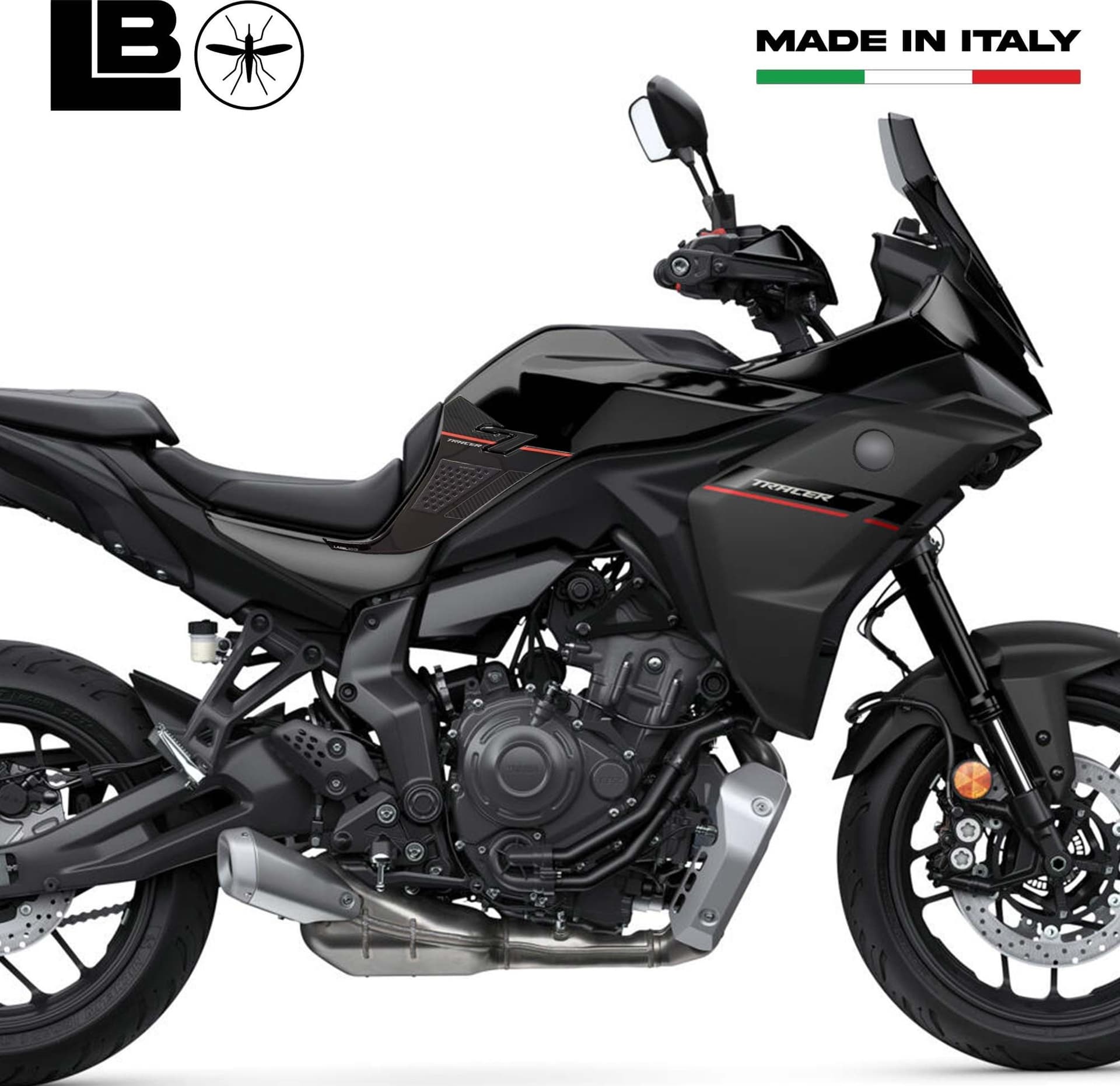 Adesivi Protezioni Laterali serbatoio moto compatibili con Yamaha Tracer 7 2025 in Decalcomanie adesivi e magneti LabelBike - Bibbiano, commercioVirtuoso.it