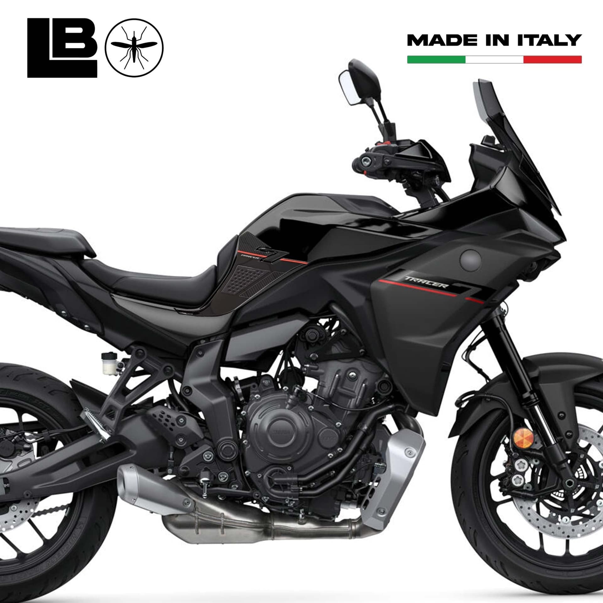 Adesivi Protezioni Laterali serbatoio moto compatibili con Yamaha Tracer 7 2025 in Decalcomanie adesivi e magneti LabelBike - Bibbiano, commercioVirtuoso.it