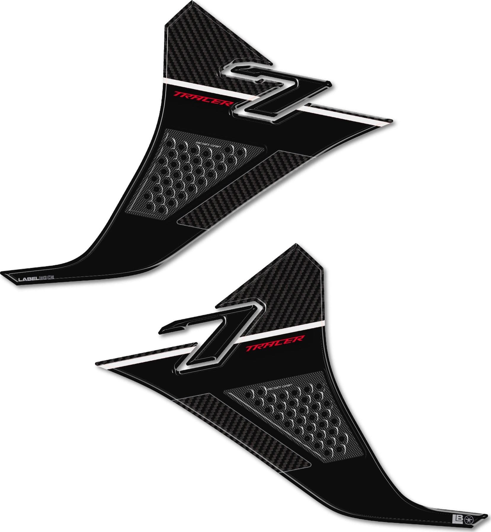 Adesivi Protezioni Laterali serbatoio moto compatibili con Yamaha Tracer 7 2025 in Decalcomanie adesivi e magneti LabelBike - Bibbiano, commercioVirtuoso.it