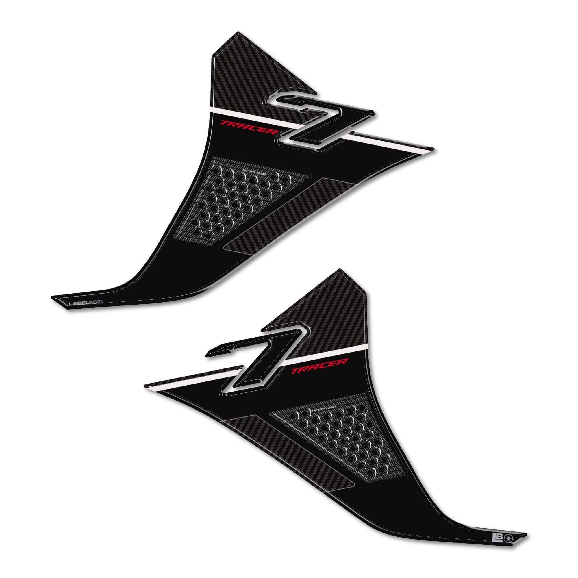 Adesivi Protezioni Laterali serbatoio moto compatibili con Yamaha Tracer 7 2025 in Decalcomanie adesivi e magneti LabelBike - Bibbiano, commercioVirtuoso.it