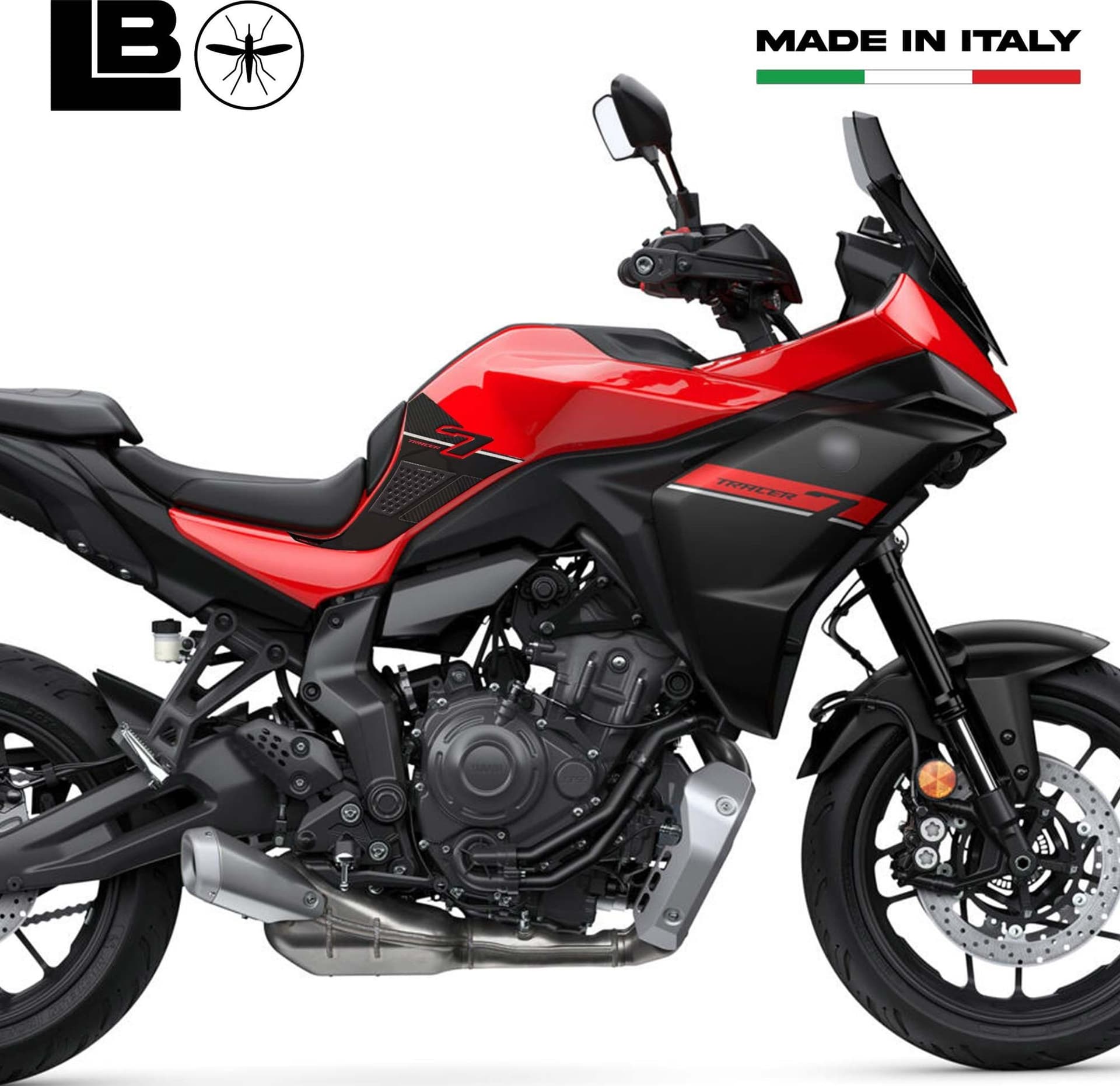 Adesivi Protezioni Laterali serbatoio moto compatibili con Yamaha Tracer 7 2025 in Decalcomanie adesivi e magneti LabelBike - Bibbiano, commercioVirtuoso.it