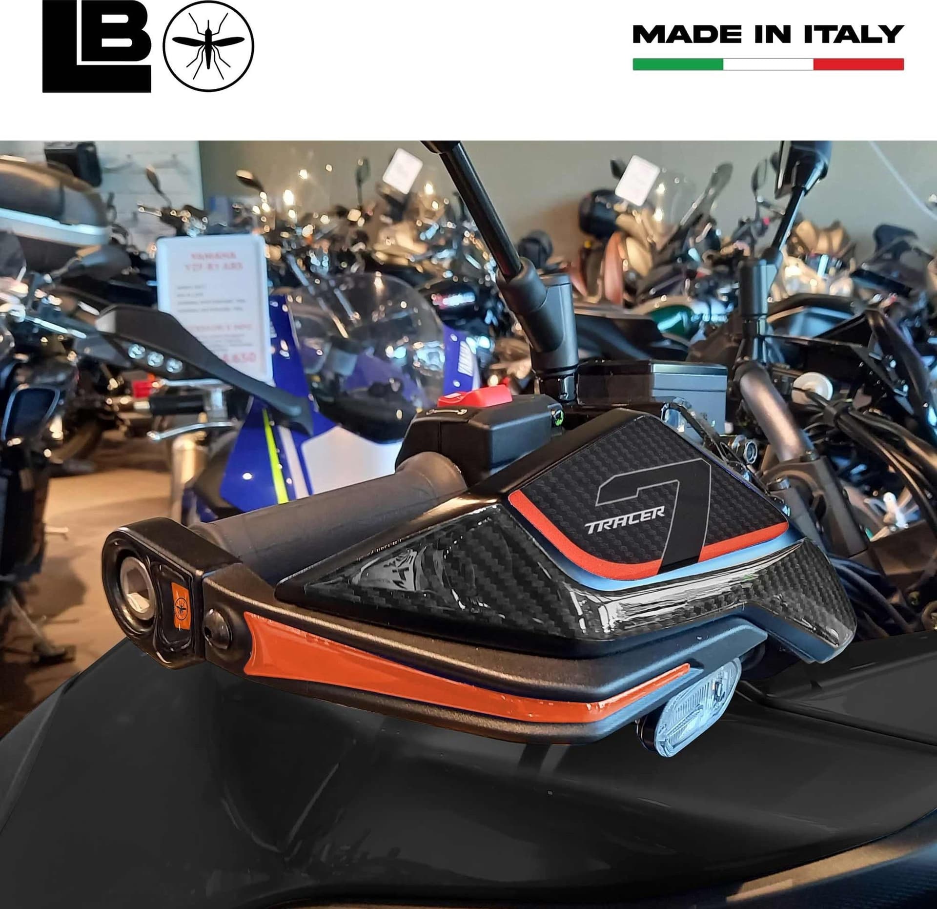 Adesivi Protezioni Frontali Paramani moto compatibili con Yamaha Tracer 7 2025 in Decalcomanie adesivi e magneti LabelBike - Bibbiano, commercioVirtuoso.it