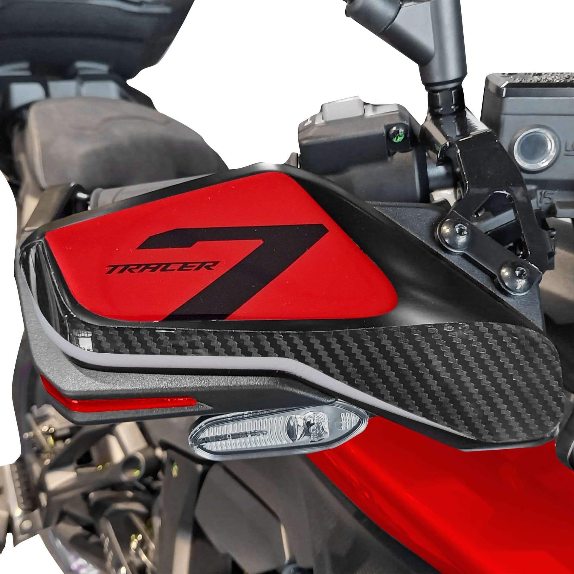 Adesivi Protezioni Frontali Paramani moto compatibili con Yamaha Tracer 7 2025 in Decalcomanie adesivi e magneti LabelBike - Bibbiano, commercioVirtuoso.it