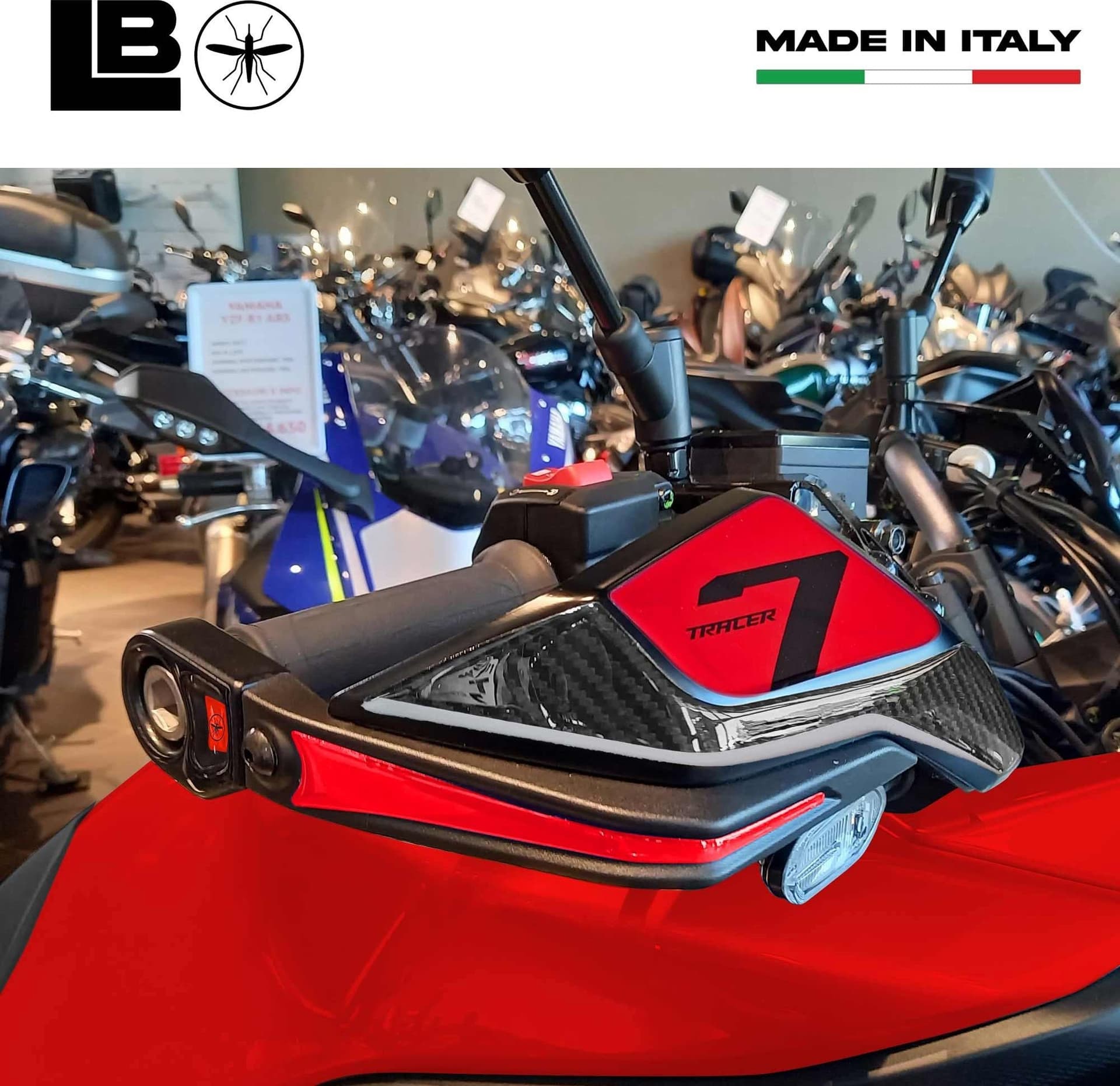 Adesivi Protezioni Frontali Paramani moto compatibili con Yamaha Tracer 7 2025 in Decalcomanie adesivi e magneti LabelBike - Bibbiano, commercioVirtuoso.it