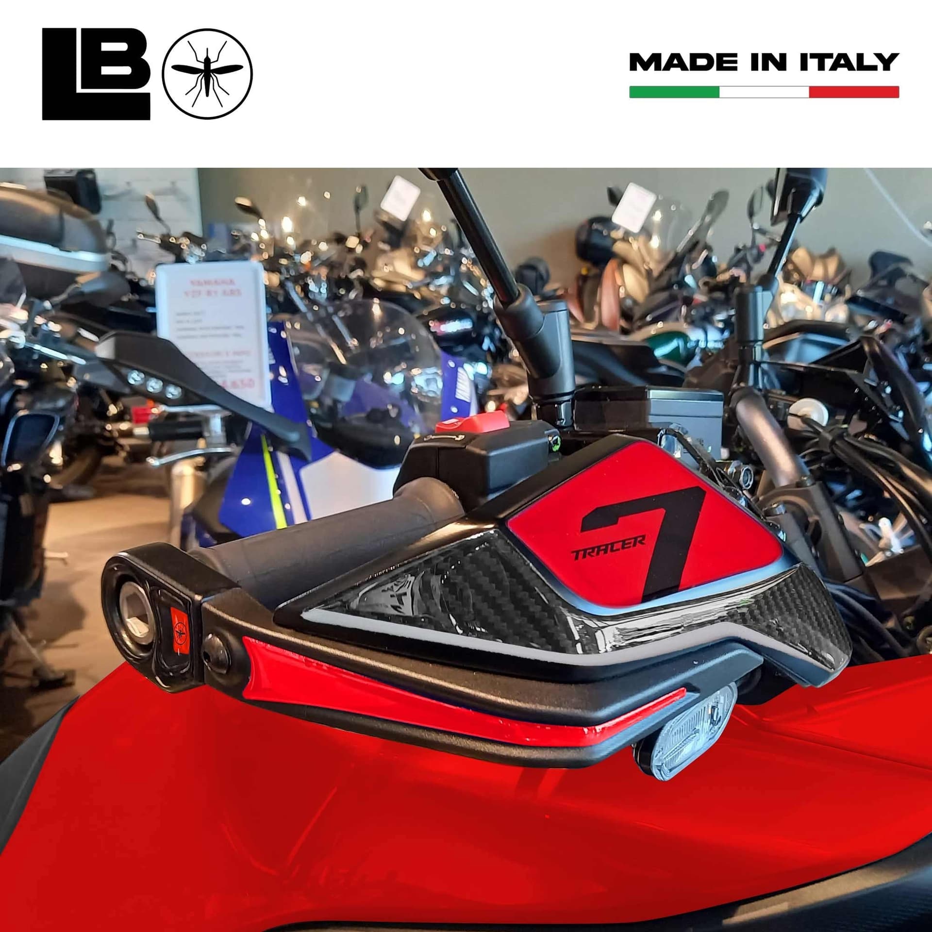 Adesivi Protezioni Frontali Paramani moto compatibili con Yamaha Tracer 7 2025 in Decalcomanie adesivi e magneti LabelBike - Bibbiano, commercioVirtuoso.it