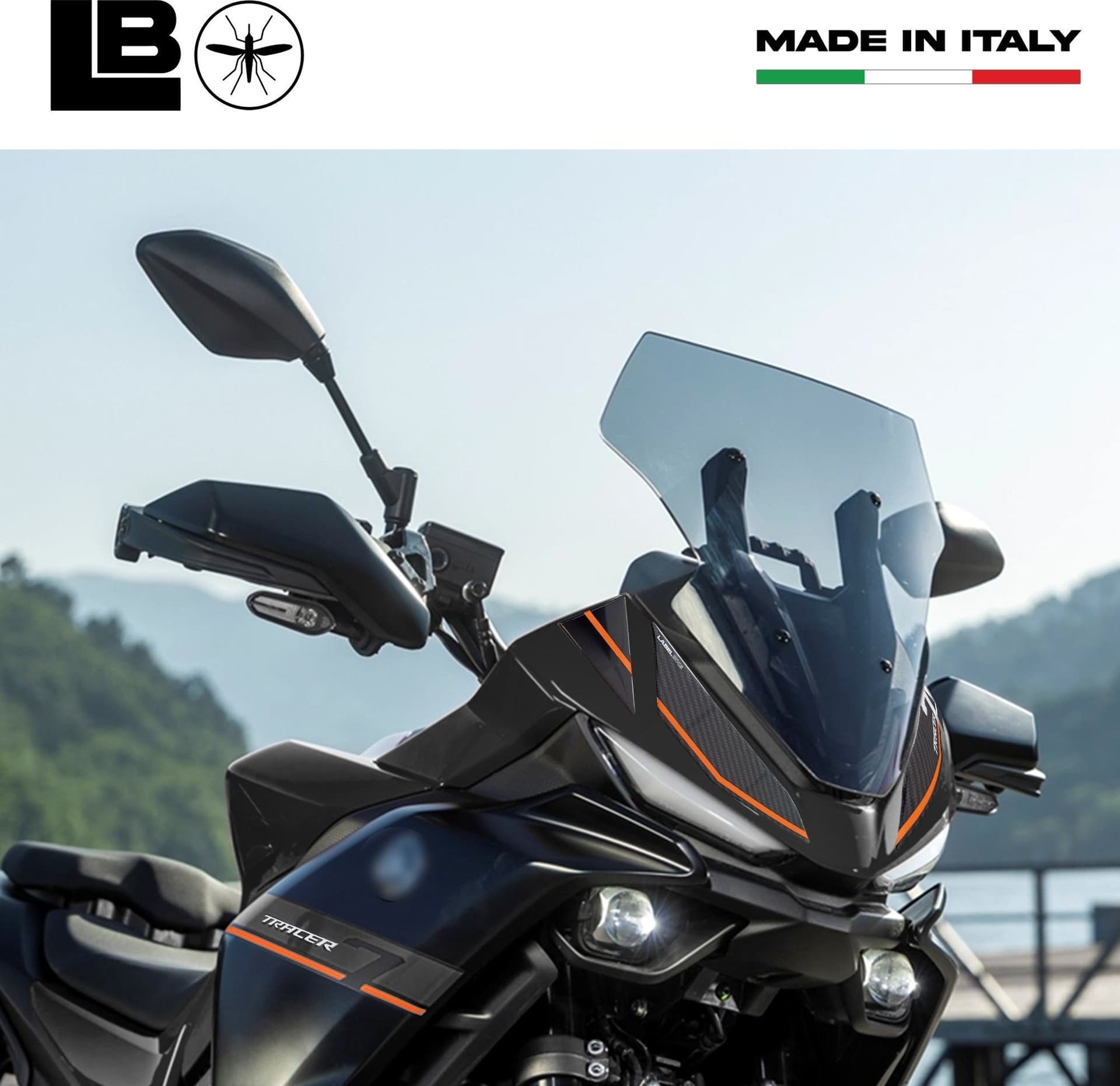 Adesivi 3D Protezione Frontale Fanale moto compatibili con Yamaha Tracer 7 2025 in Paraserbatoio LabelBike - Bibbiano, commercioVirtuoso.it