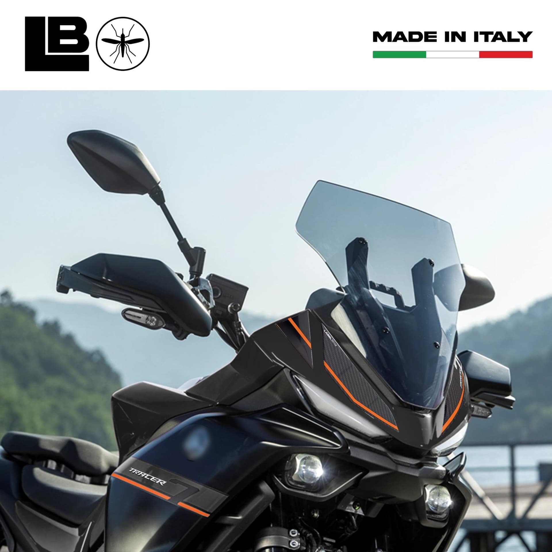 Adesivi 3D Protezione Frontale Fanale moto compatibili con Yamaha Tracer 7 2025 in Paraserbatoio LabelBike - Bibbiano, commercioVirtuoso.it