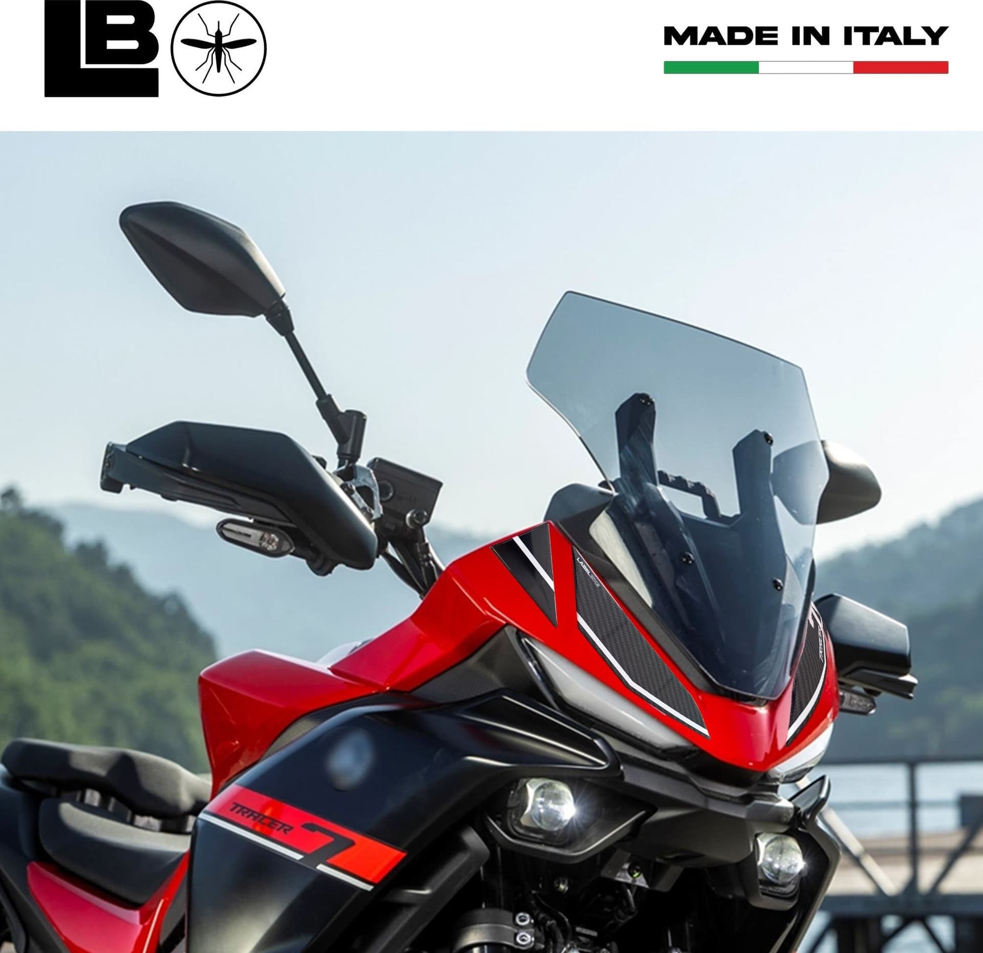 Adesivi 3D Protezione Frontale Fanale moto compatibili con Yamaha Tracer 7 2025 in Paraserbatoio LabelBike - Bibbiano, commercioVirtuoso.it