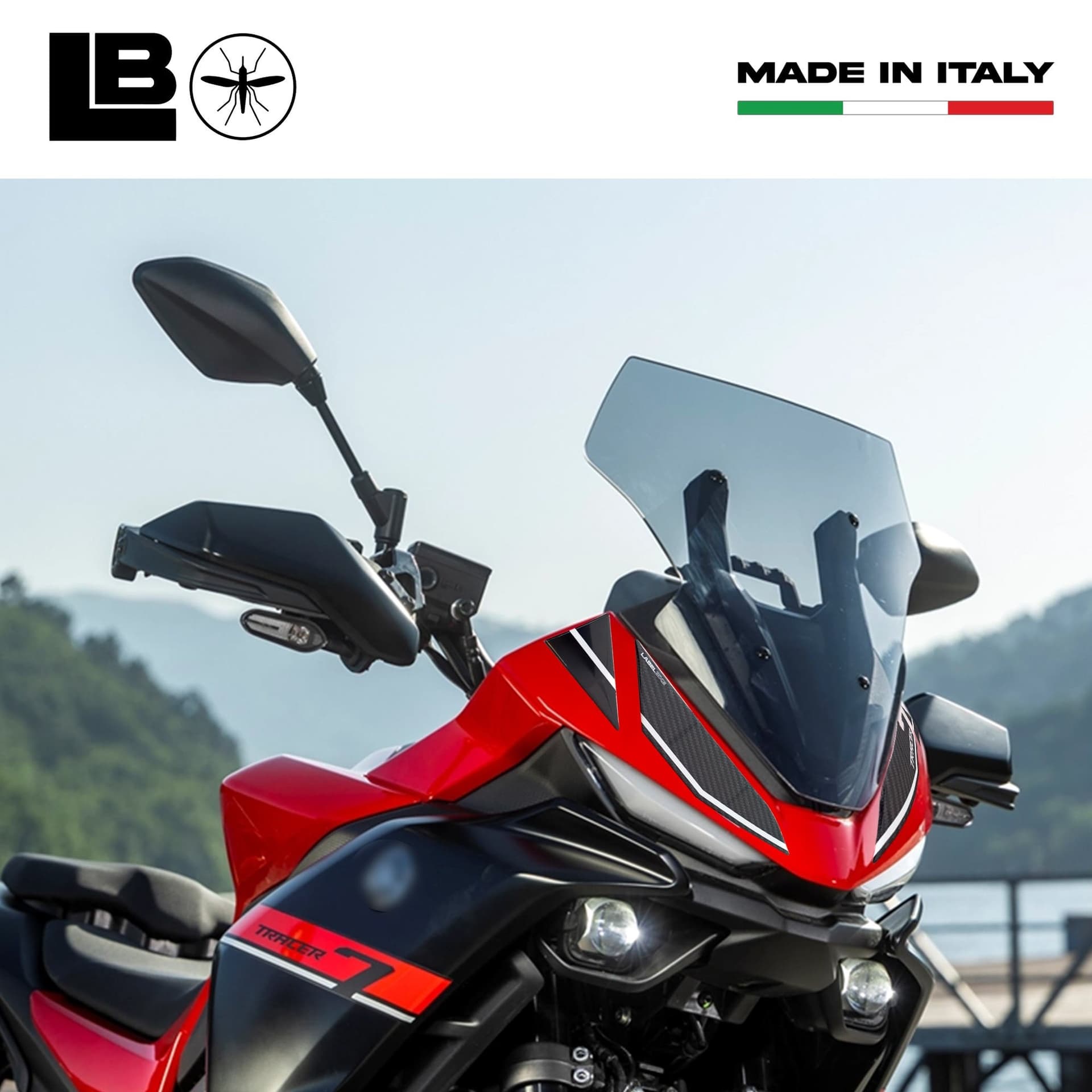 Adesivi 3D Protezione Frontale Fanale moto compatibili con Yamaha Tracer 7 2025 in Paraserbatoio LabelBike - Bibbiano, commercioVirtuoso.it