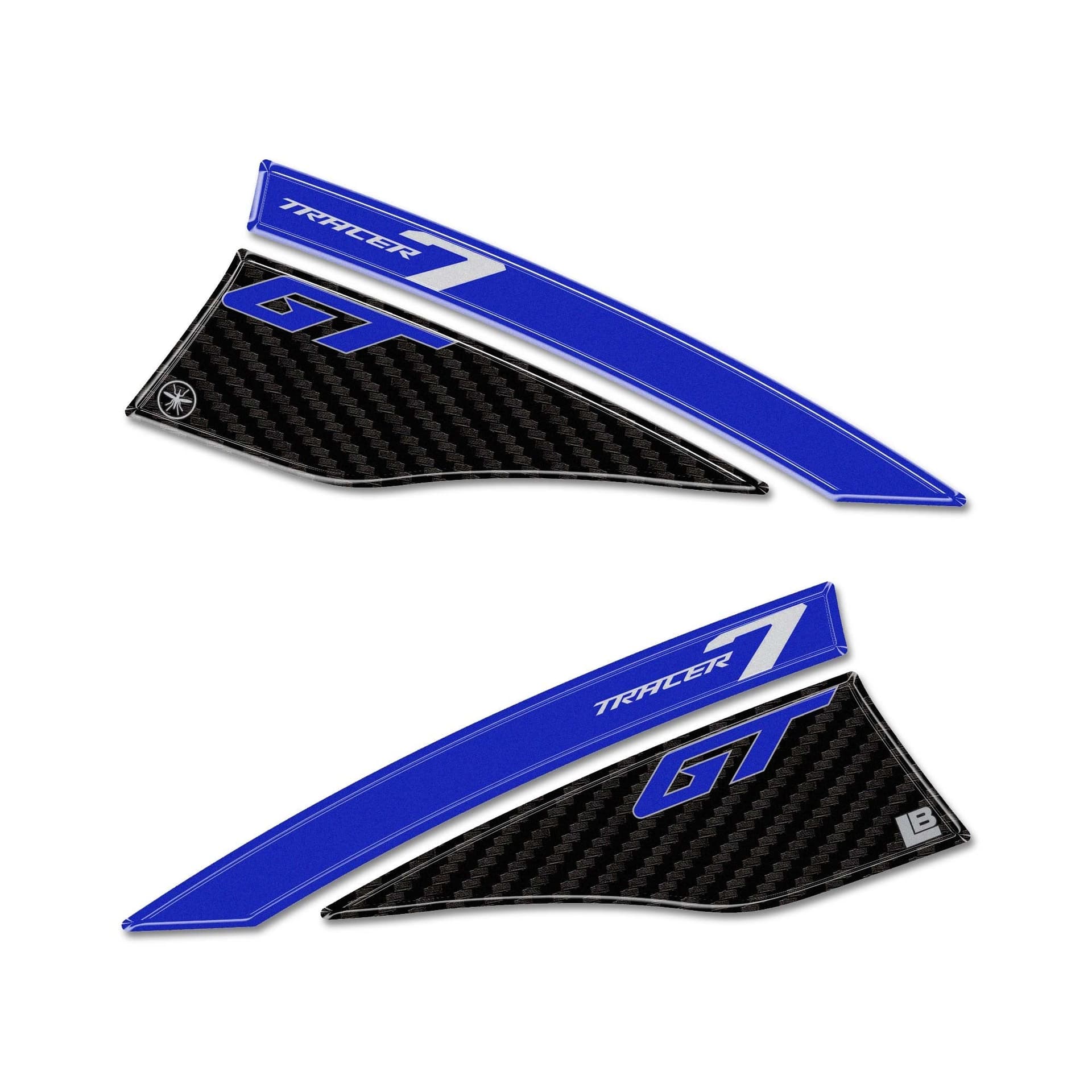 Protezioni Parafango moto Adesivi 3D compatibili con Yamaha Tracer 7 GT 2025 in Decalcomanie adesivi e magneti LabelBike - Bibbiano, commercioVirtuoso.it