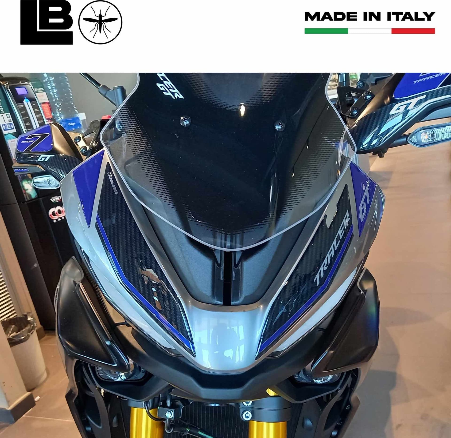 Protezioni Frontali Fanale moto Adesivi compatibili con Yamaha Tracer 7 GT 2025 in Decalcomanie adesivi e magneti LabelBike - Bibbiano, commercioVirtuoso.it