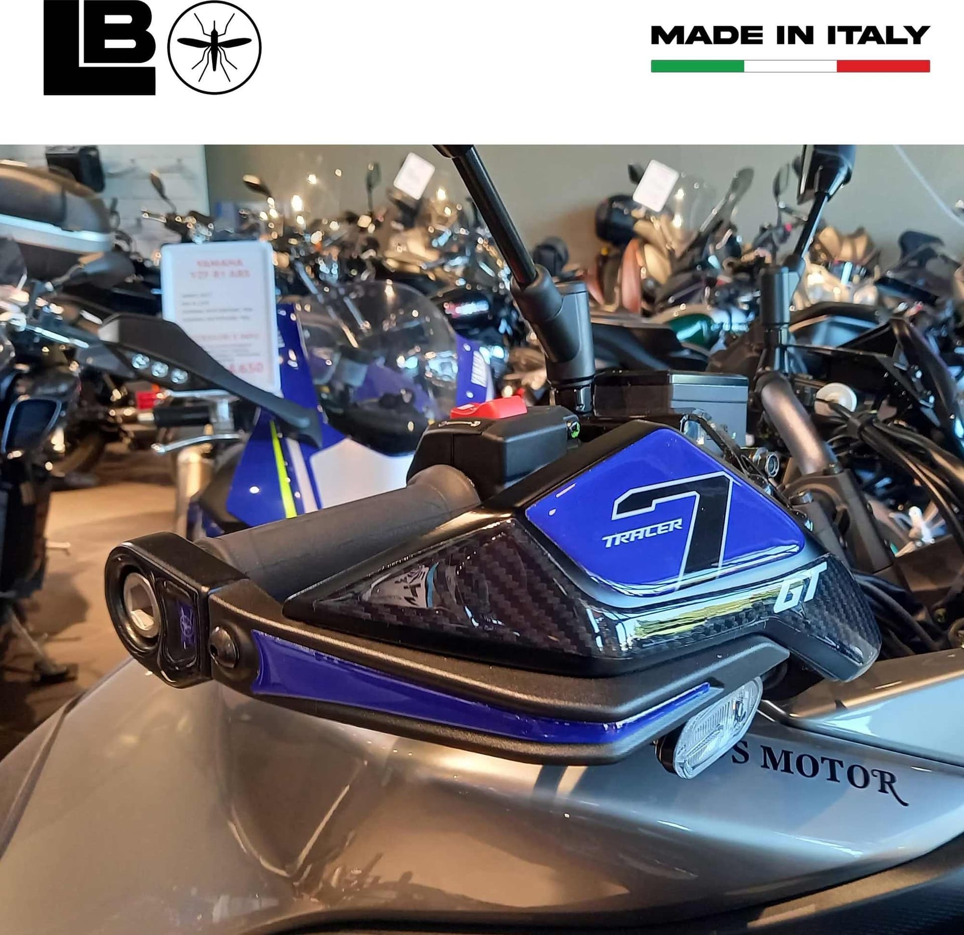 Protezioni Paramani moto Adesivi 3D compatibili con Yamaha Tracer 7 GT 2025 in Decalcomanie adesivi e magneti LabelBike - Bibbiano, commercioVirtuoso.it