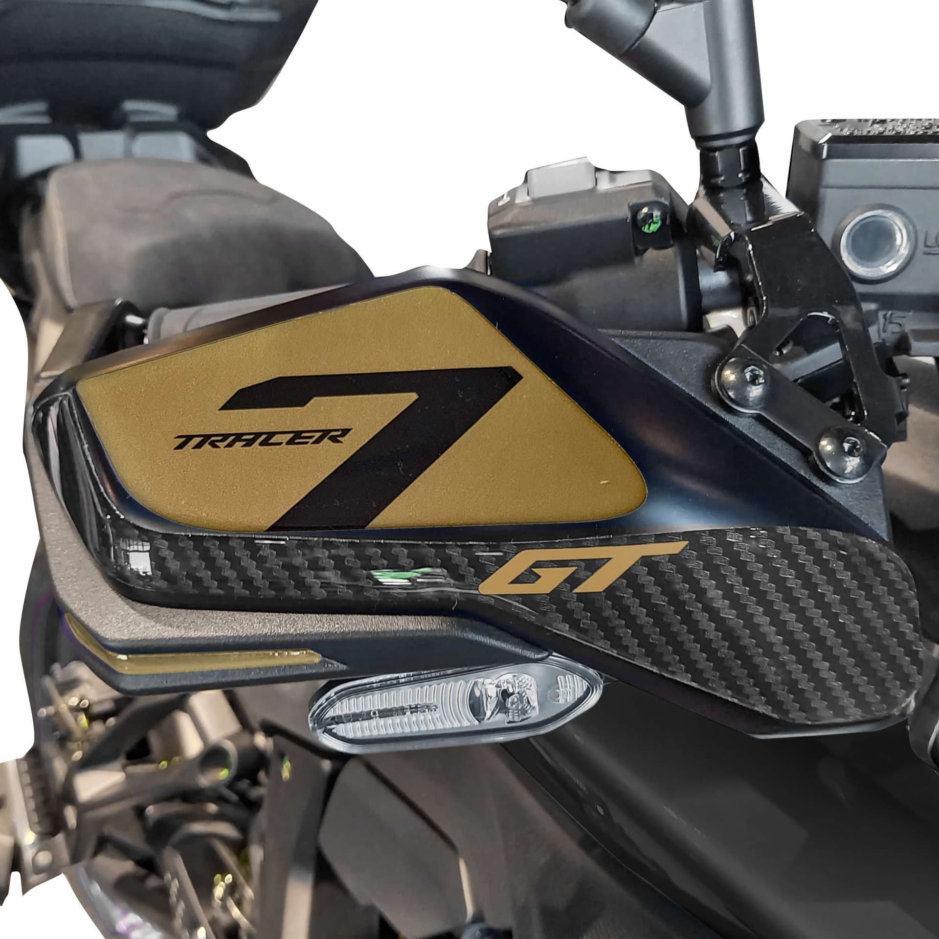 Protezioni Paramani moto Adesivi 3D compatibili con Yamaha Tracer 7 GT 2025 in Decalcomanie adesivi e magneti LabelBike - Bibbiano, commercioVirtuoso.it