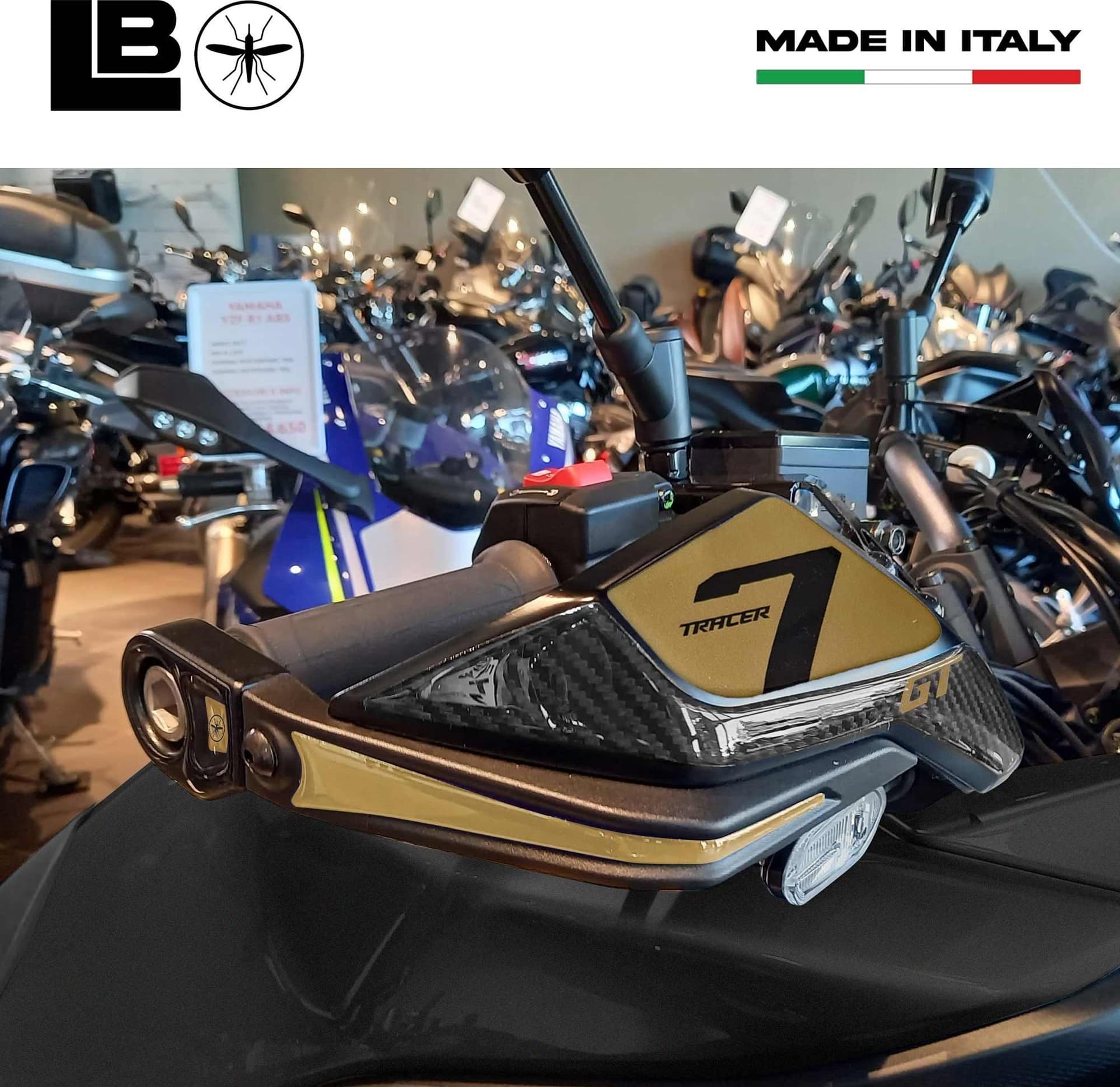 Protezioni Paramani moto Adesivi 3D compatibili con Yamaha Tracer 7 GT 2025 in Decalcomanie adesivi e magneti LabelBike - Bibbiano, commercioVirtuoso.it