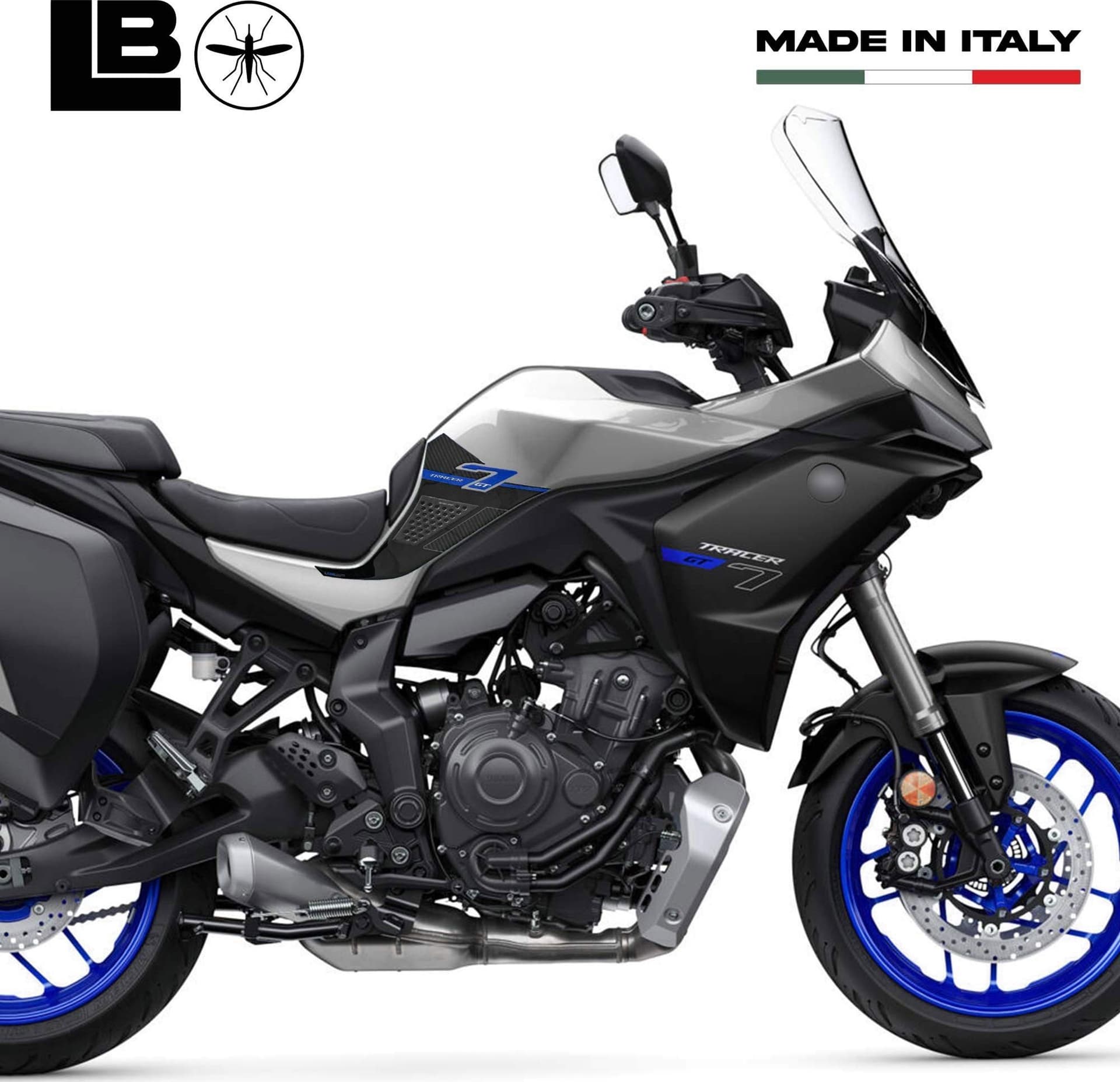 Protezioni Laterali Serbatoio Adesivi compatibili con Yamaha Tracer 7 GT 2025 in Decalcomanie adesivi e magneti LabelBike - Bibbiano, commercioVirtuoso.it