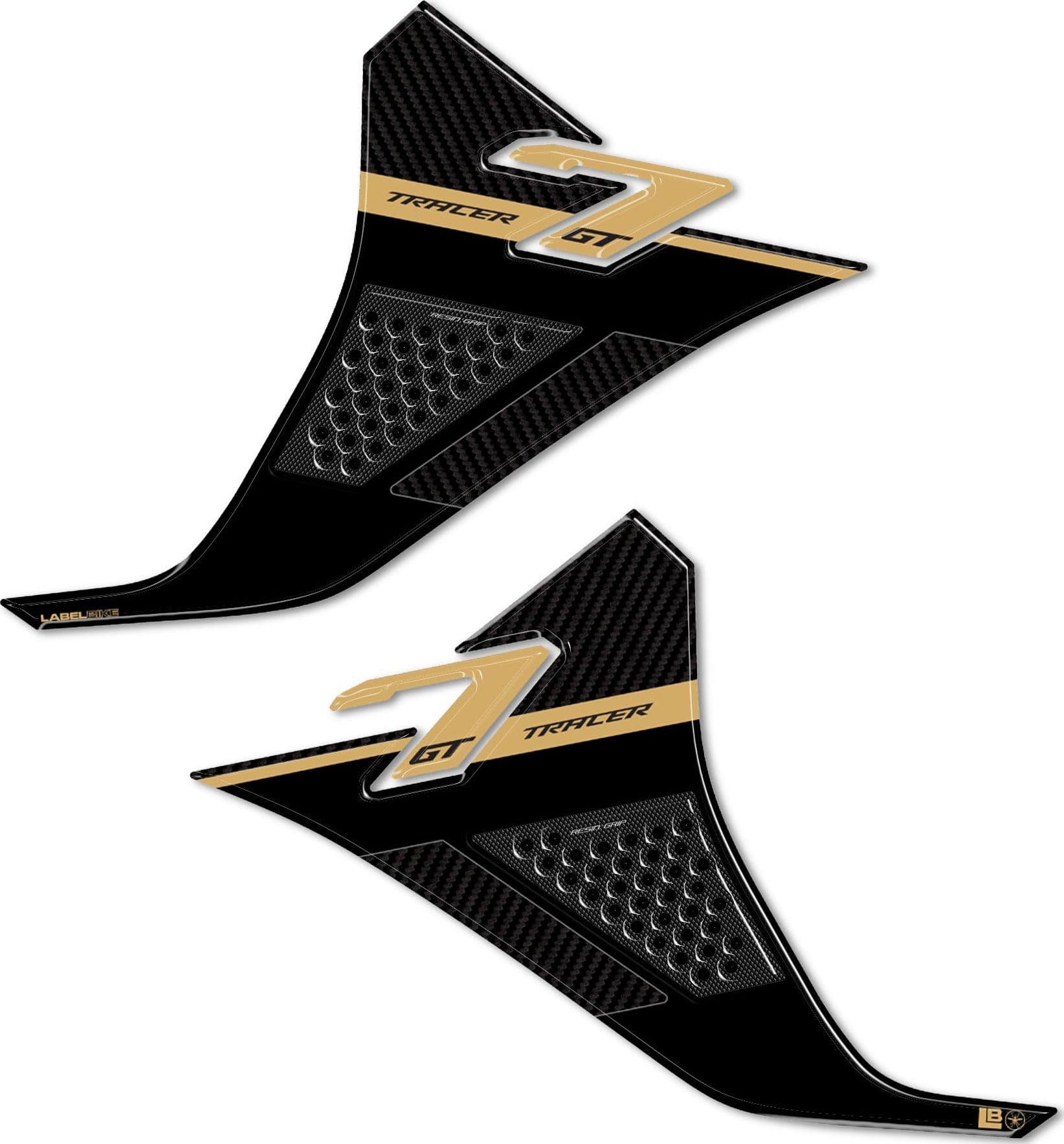 Protezioni Laterali Serbatoio Adesivi compatibili con Yamaha Tracer 7 GT 2025 in Decalcomanie adesivi e magneti LabelBike - Bibbiano, commercioVirtuoso.it