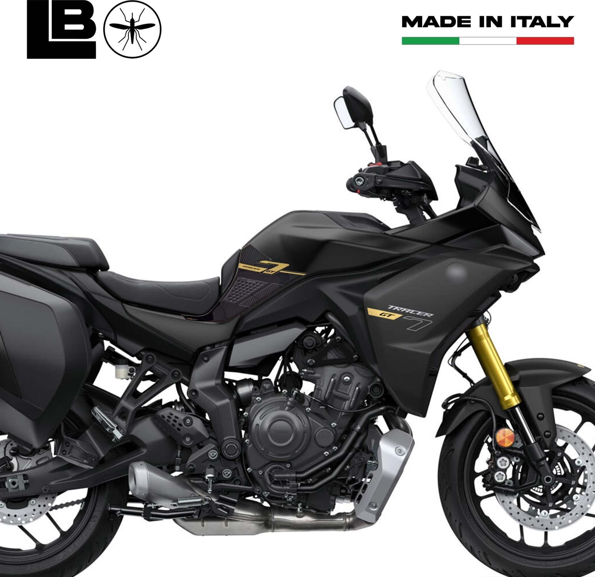 Protezioni Laterali Serbatoio Adesivi compatibili con Yamaha Tracer 7 GT 2025 in Decalcomanie adesivi e magneti LabelBike - Bibbiano, commercioVirtuoso.it