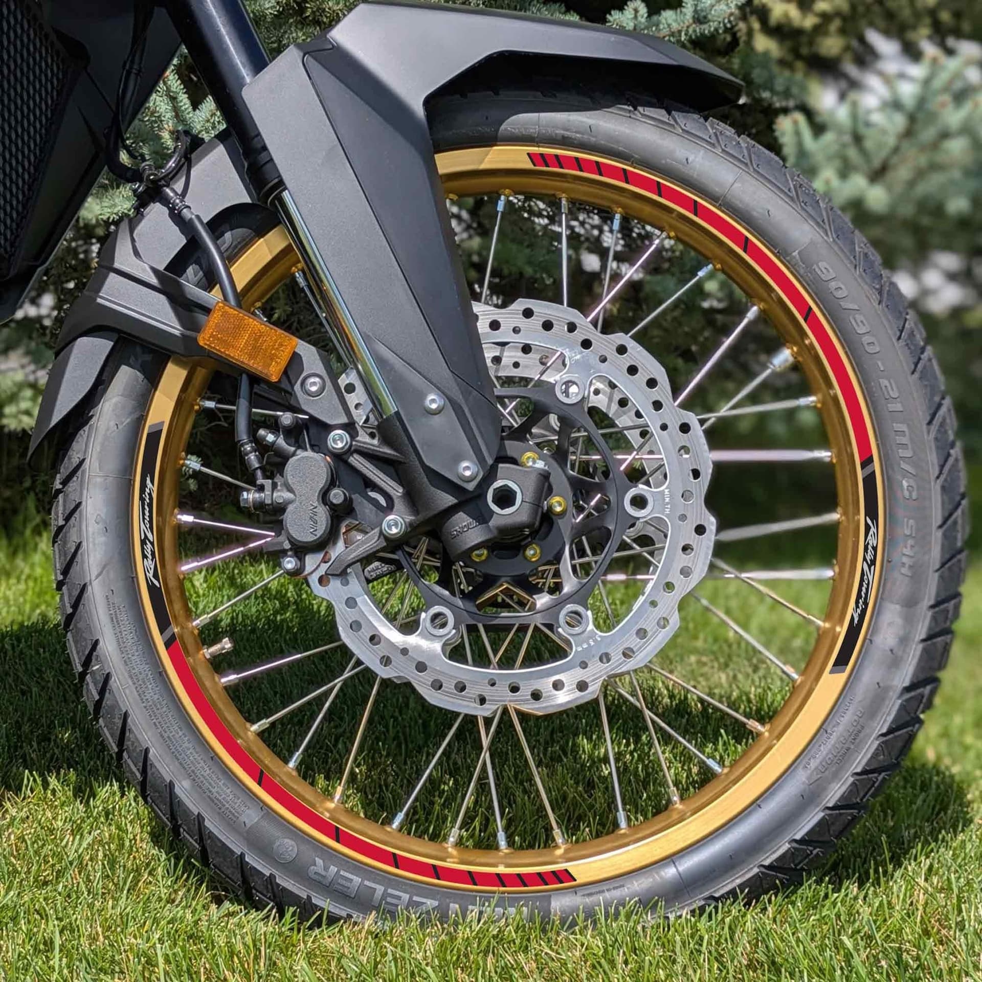 Strisce adesive cerchi ruote moto compatibili con Honda Transalp XL750 2025 in Decalcomanie adesivi e magneti LabelBike - Bibbiano, commercioVirtuoso.it