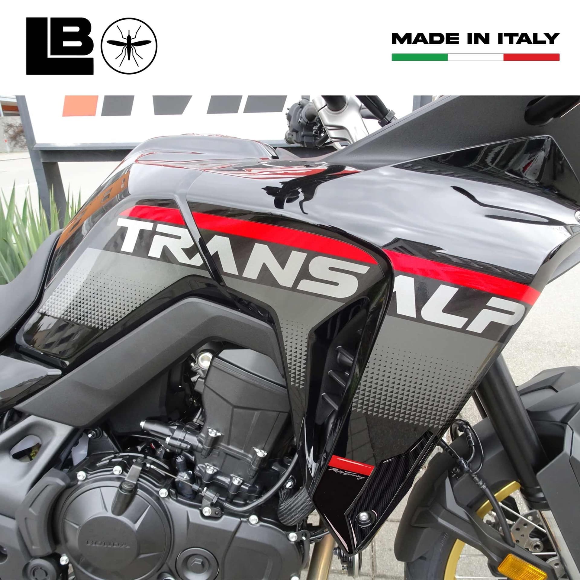 Protezioni Deflettori moto Adesivi 3D compatibili con Honda Transalp 2025 in Decalcomanie adesivi e magneti LabelBike - Bibbiano, commercioVirtuoso.it