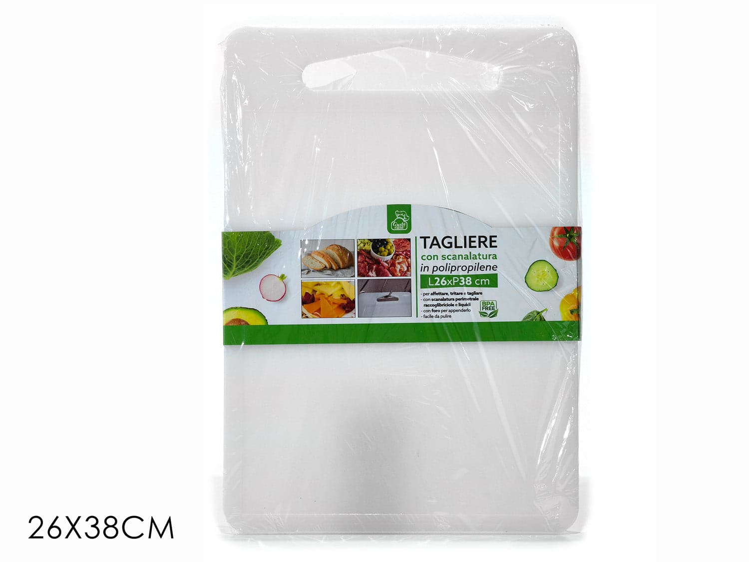 Tagliere in Plastica Medio 38cm in Taglieri grandi Save The Money - Rimini, commercioVirtuoso.it