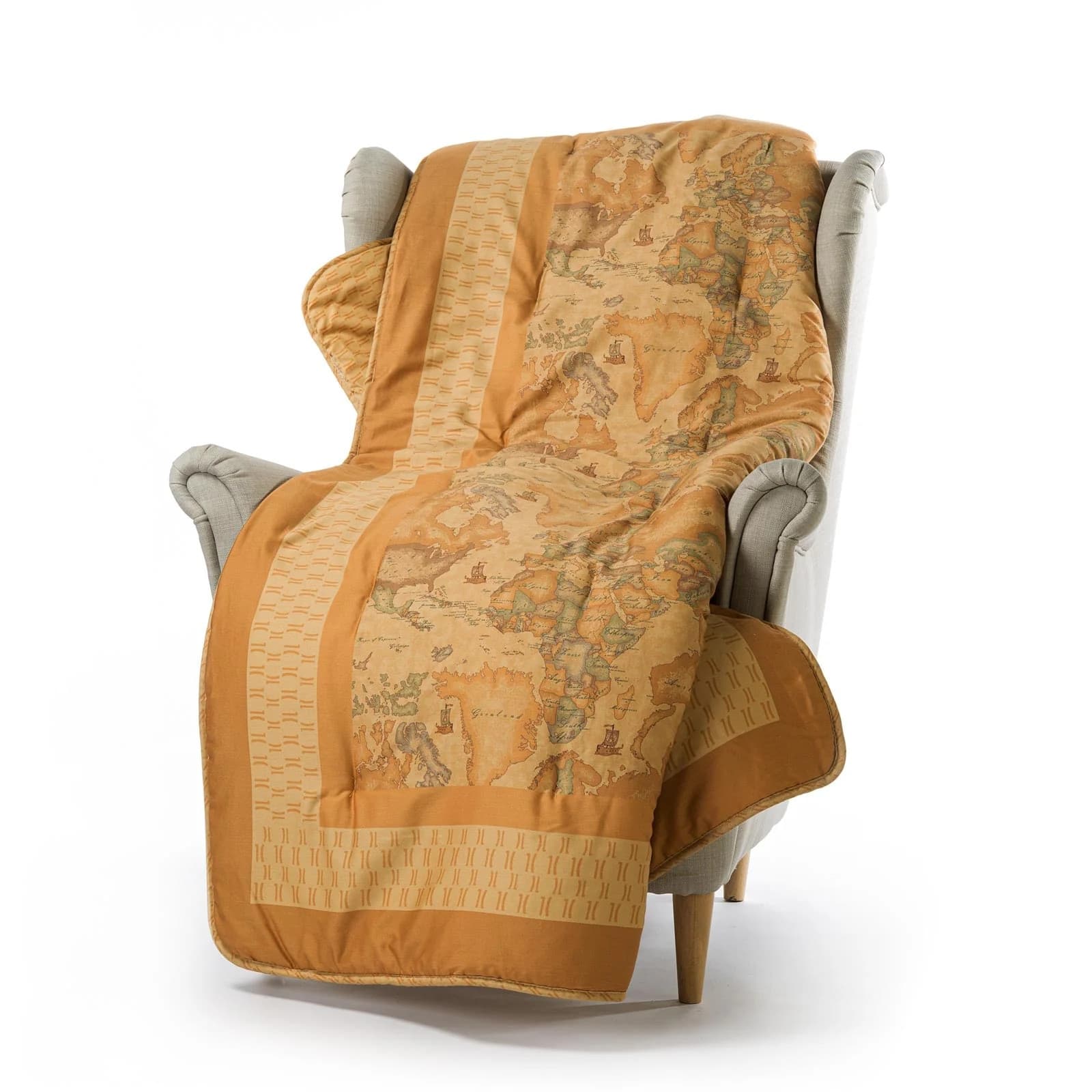 Scaldotto Geo Classic ! Alviero martini in Raso di cotone Cm 130X170  - Elegante e raffinato - 2