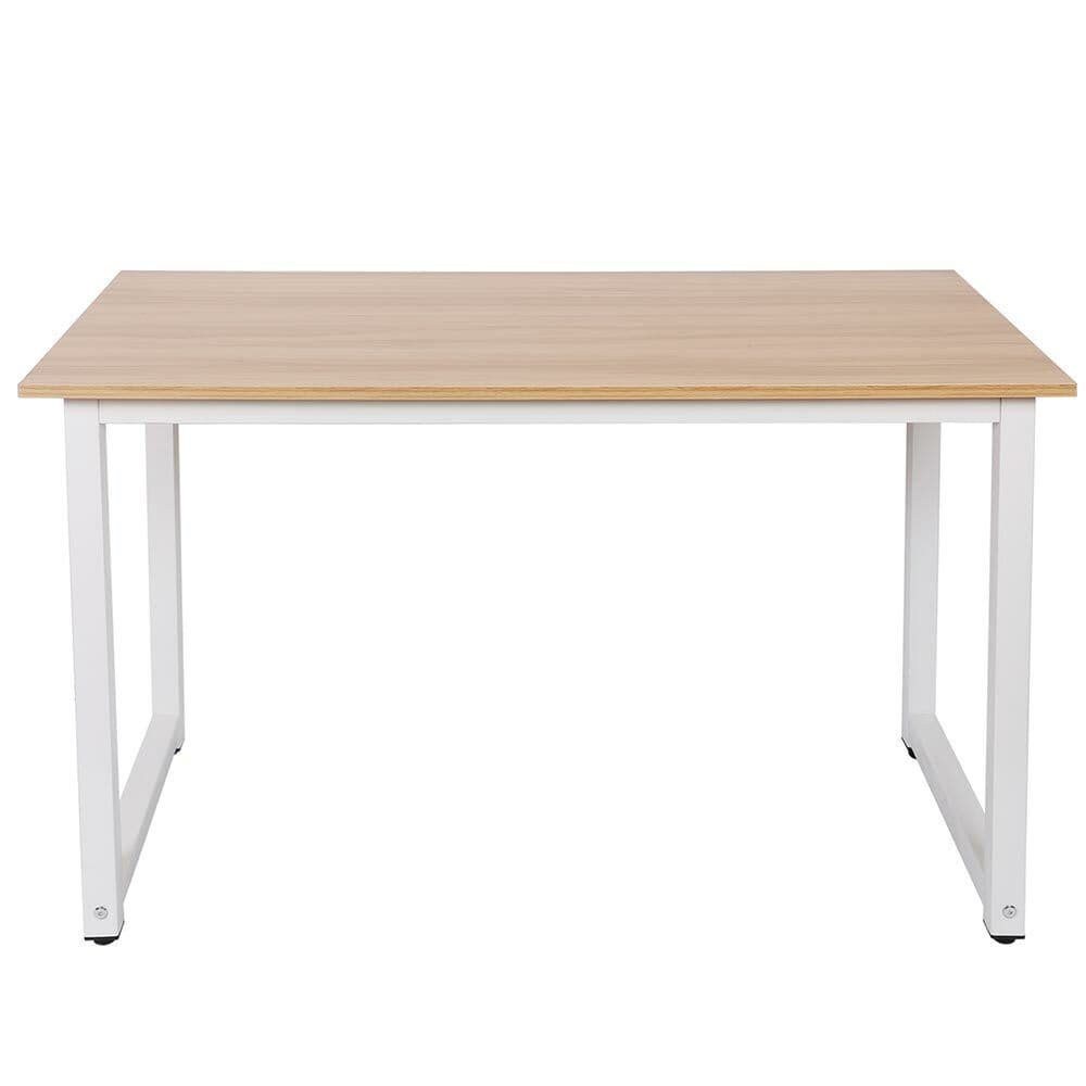 Tavolo Scrivania Ufficio Camera Studio Metallo e Legno 120x60 H70cm Bianco Noce in Scrivanie Danyx - Casoria, commercioVirtuoso.it