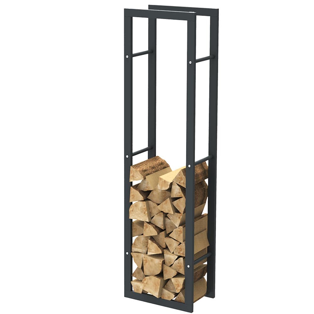 Portalegna Supporto Metallo Porta Legna Interno Legnaia Camino Stufa 150x40x25cm in Culle portalegna Danyx - Casoria, commercioVirtuoso.it