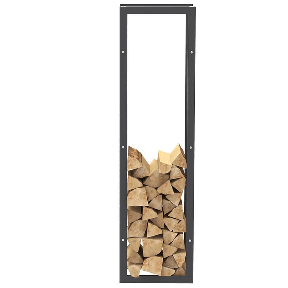 Portalegna Supporto Metallo Porta Legna Interno Legnaia Camino Stufa 150x40x25cm in Culle portalegna Danyx - Casoria, commercioVirtuoso.it