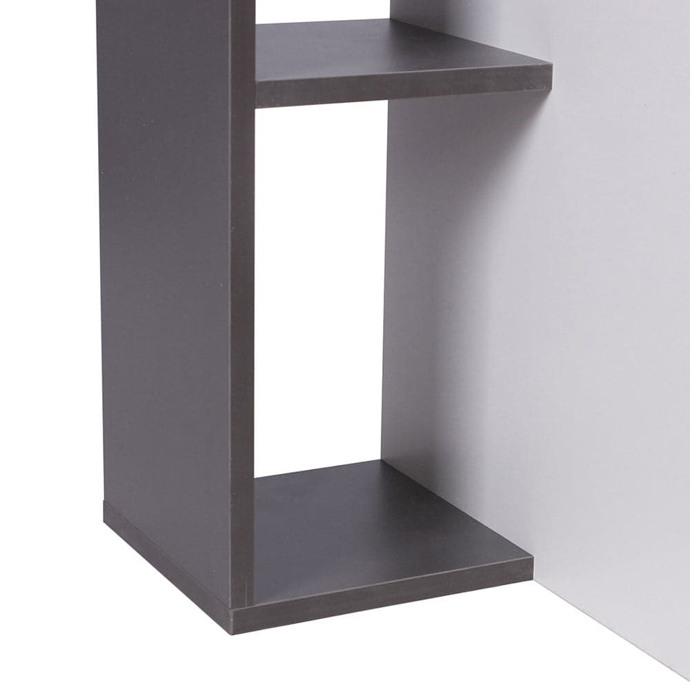 Scrivania Moderna con Ripiani Laterale 110x40 H 91 cm Casa Ufficio Lavoro Grigio in Scrivanie Danyx - Casoria, commercioVirtuoso.it