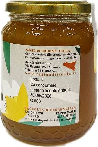 Miele in Vasetto Eucalipto Di Ape Nere Miele Siciliano Grezzo Miele Puro Origine Sicilia in Barattolo Di Vetro 500g in Miele AlBio Sicily - Misilmeri, commercioVirtuoso.it