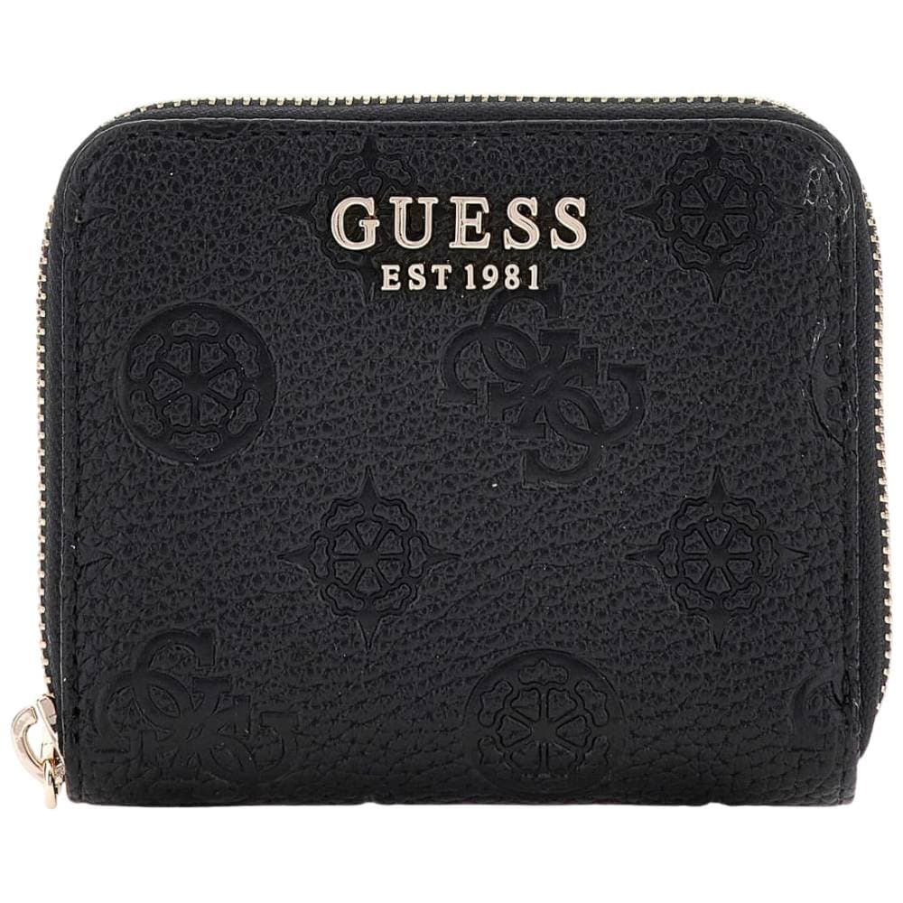 Guess portafoglio nero piccolo logo peony CRESIDIA SWPD9888137BLO