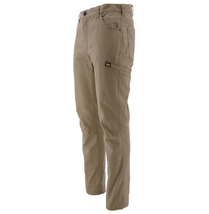 Pantalone Uomo CAT - Stretch Canvas Utility Khaki in Pantaloni 3A Moda Mare Sport - Bellaria Igea Marina, commercioVirtuoso.it