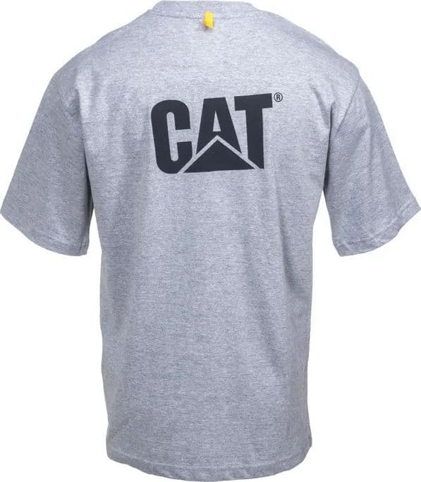 T-shirt Caterpillar CAT - Trademark Tee Heather Grey in T-shirt 3A Moda Mare Sport - Bellaria Igea Marina, commercioVirtuoso.it