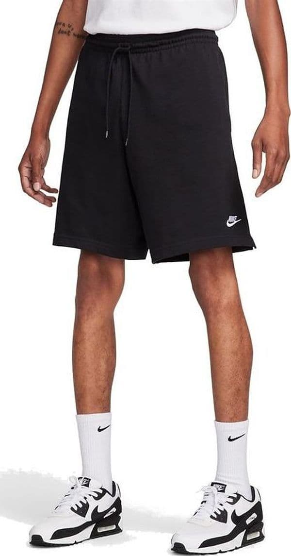 Nike Pantaloncini Uomo Club Knit – Cotone 100%, Traspiranti Black/White in Pantaloncini sportivi 3A Moda Mare Sport - Bellaria Igea Marina, commercioVirtuoso.it