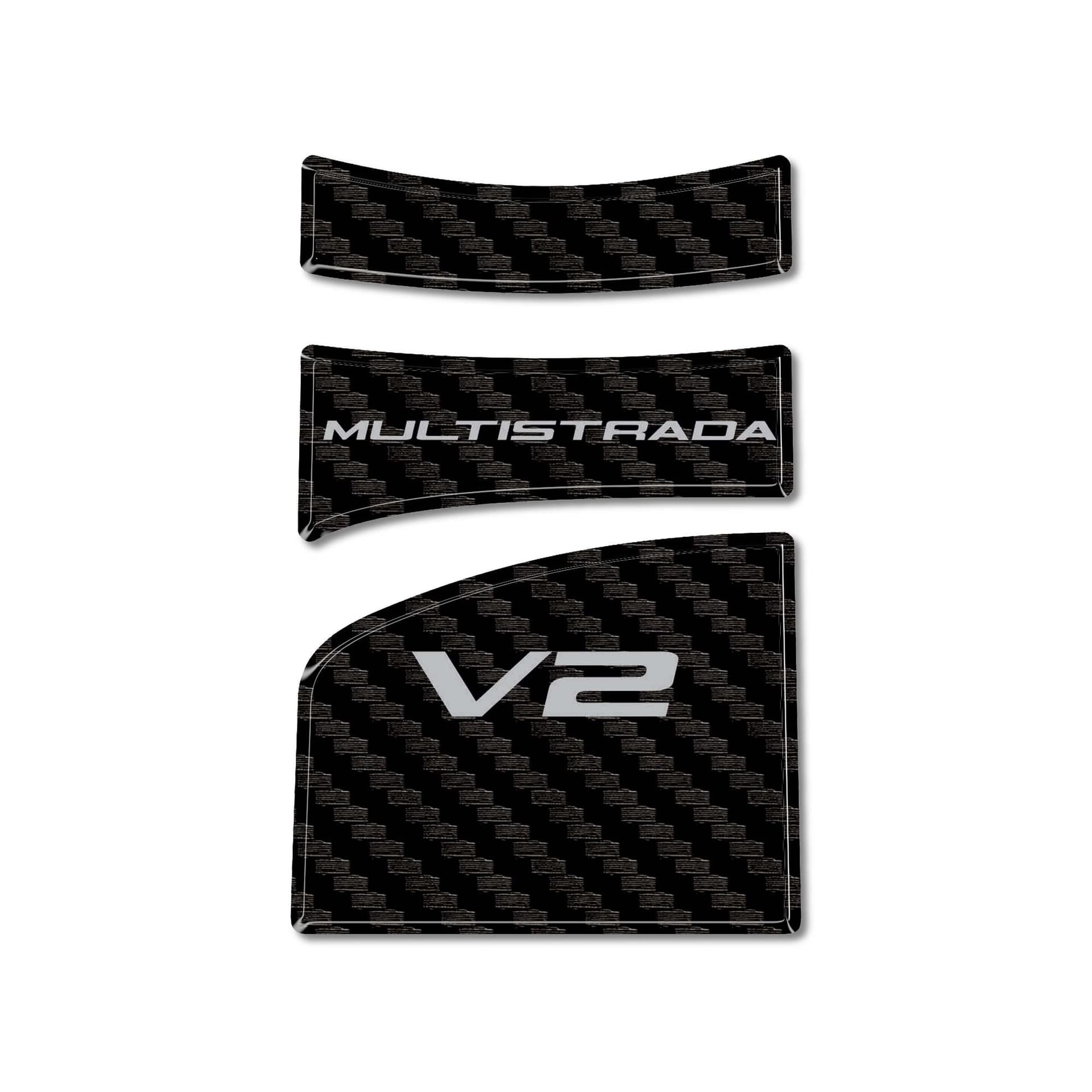 Paraserbatoio Moto Adesivo 3D compatibile con Ducati Multistrada V2 V2S 2025 in Paraserbatoio LabelBike - Bibbiano, commercioVirtuoso.it