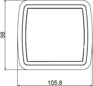 Fanale posteriore dx-sx a LED 13,5V 105,6x97,9x36,4mm in Ginevra GardenStore - Novellara, commercioVirtuoso.it
