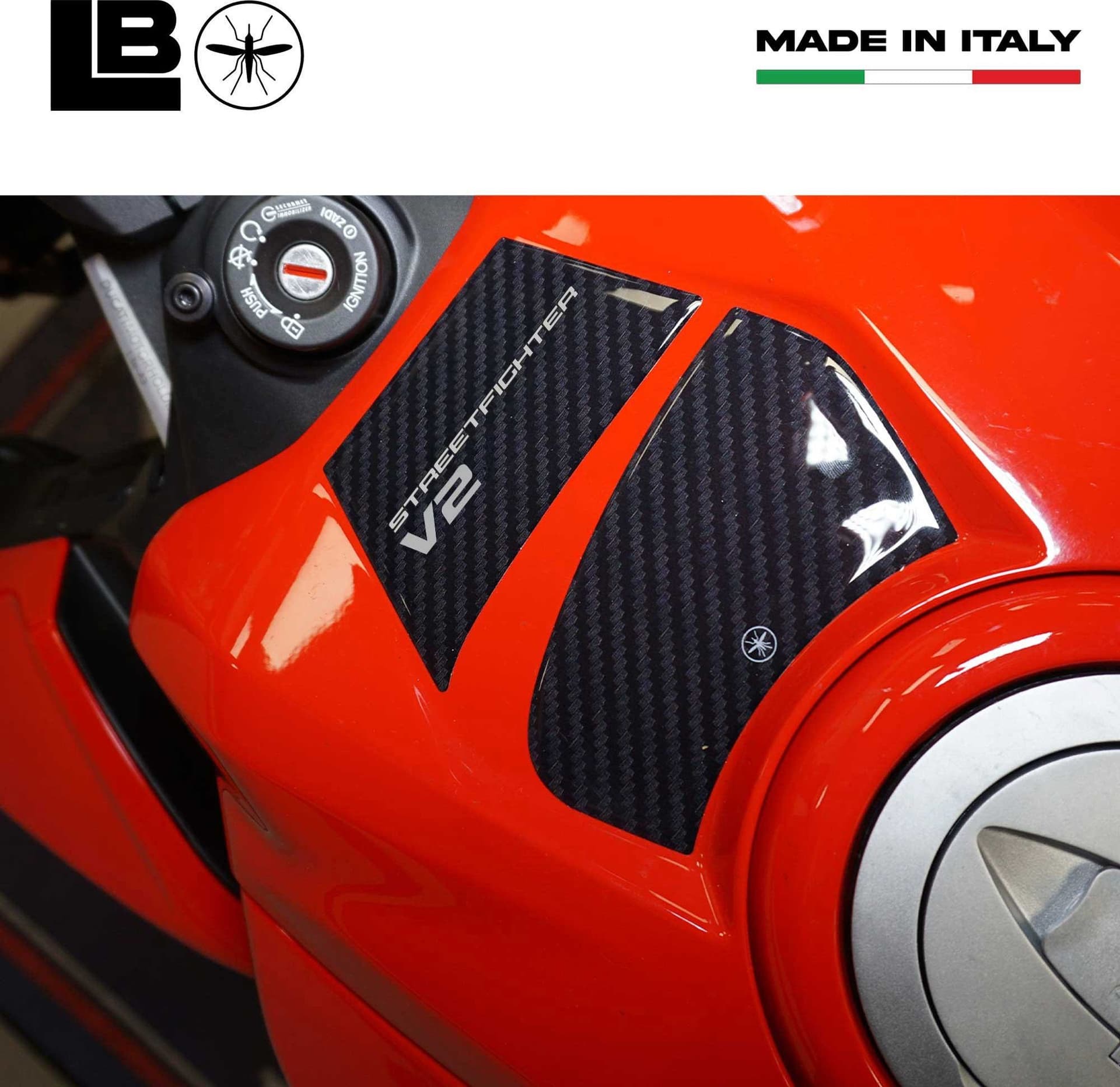 Adesivo Protezione Chiave moto compatibile con Ducati Streetfighter V2 V2S 2025 in Decalcomanie adesivi e magneti LabelBike - Bibbiano, commercioVirtuoso.it
