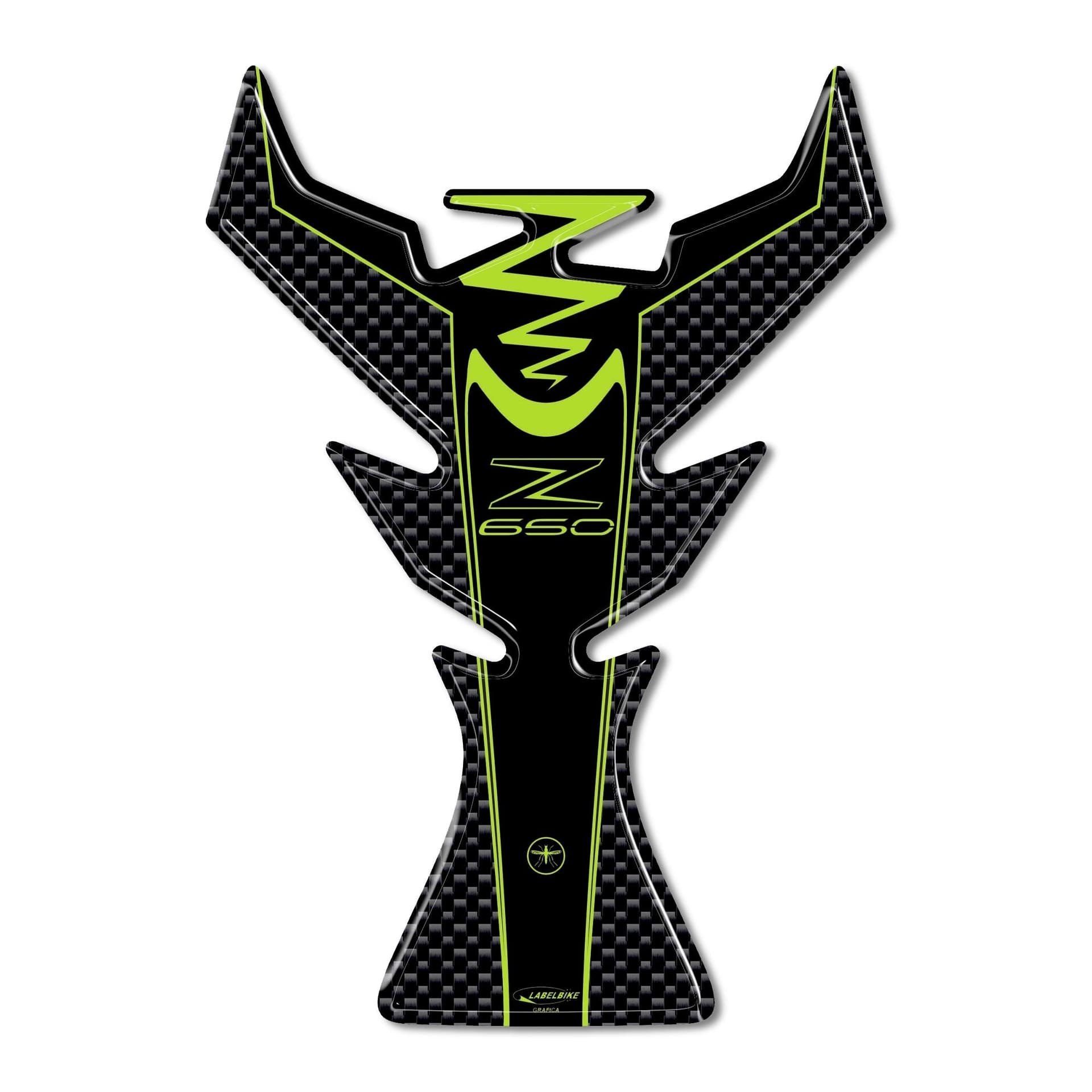 Protezione Paraserbatoio moto Adesivo 3D compatibile con Kawasaki Z650 2017-2022 in Paraserbatoio LabelBike - Bibbiano, commercioVirtuoso.it